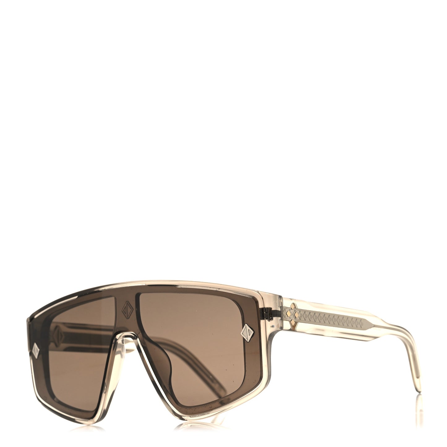 Acetate CD Diamond M1U Mask Sunglasses Grey