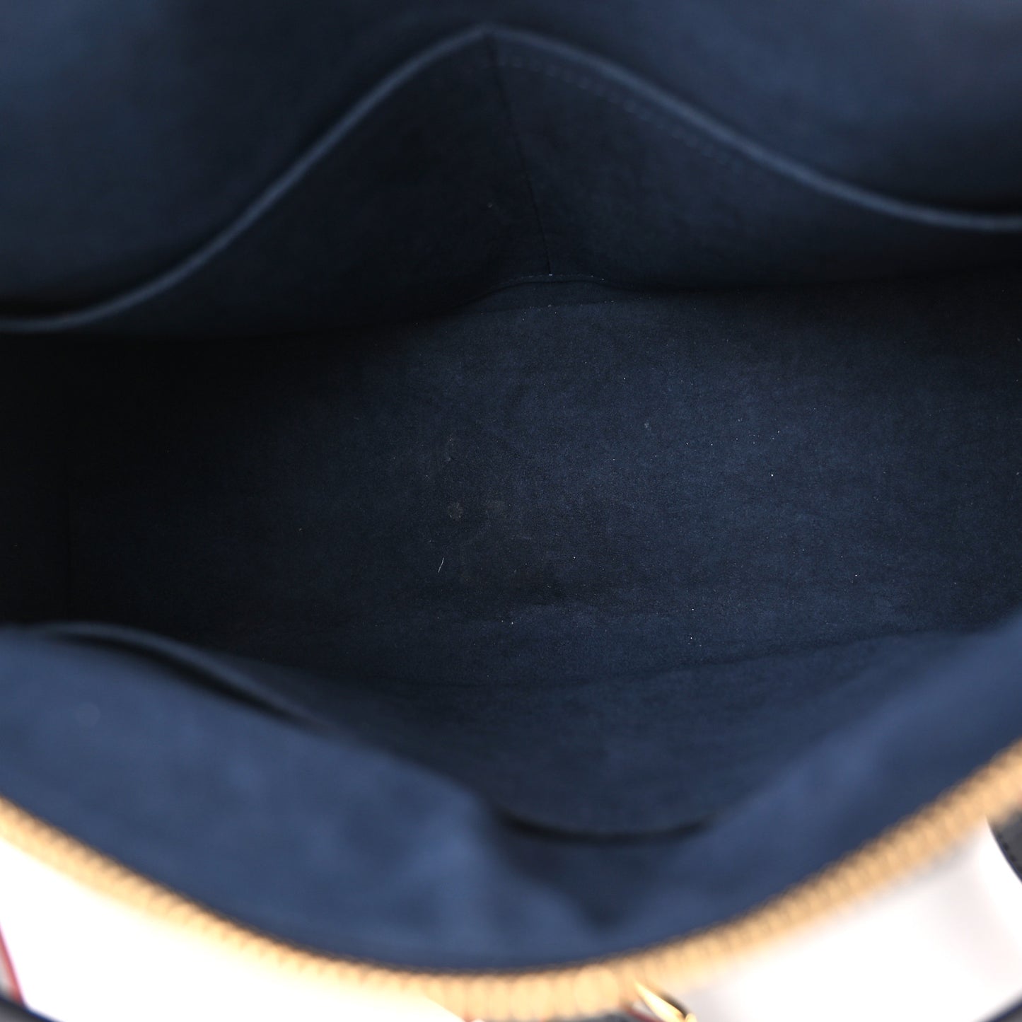 Empreinte V Tote MM Marine Rouge