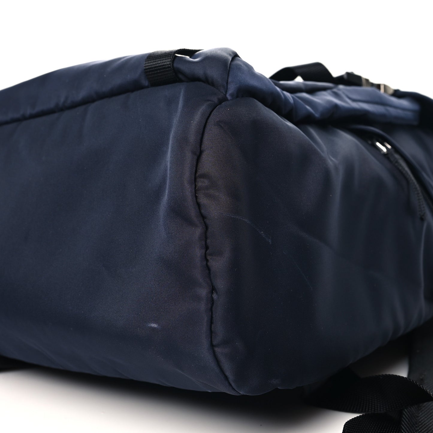 Tessuto Nylon Montagna Double Buckle Backpack Bleu
