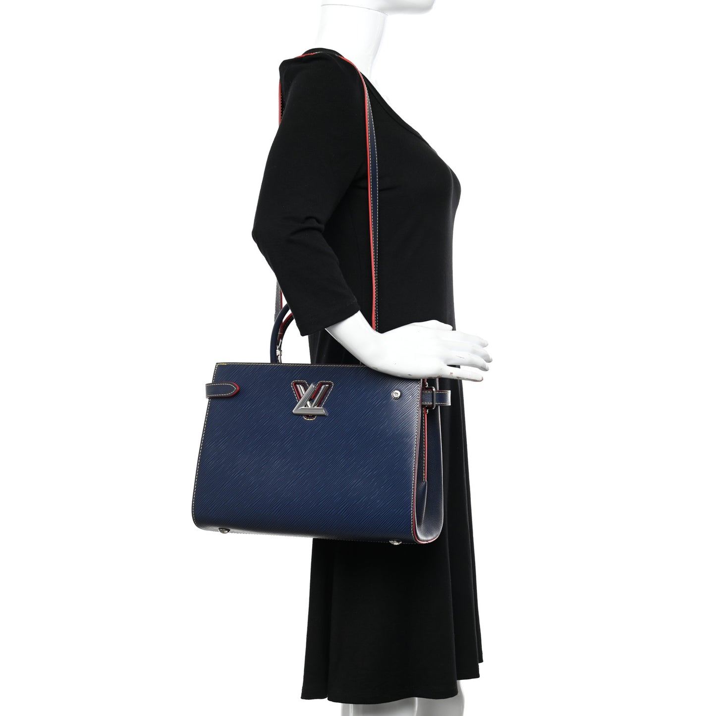 Epi Twist Tote Indigo