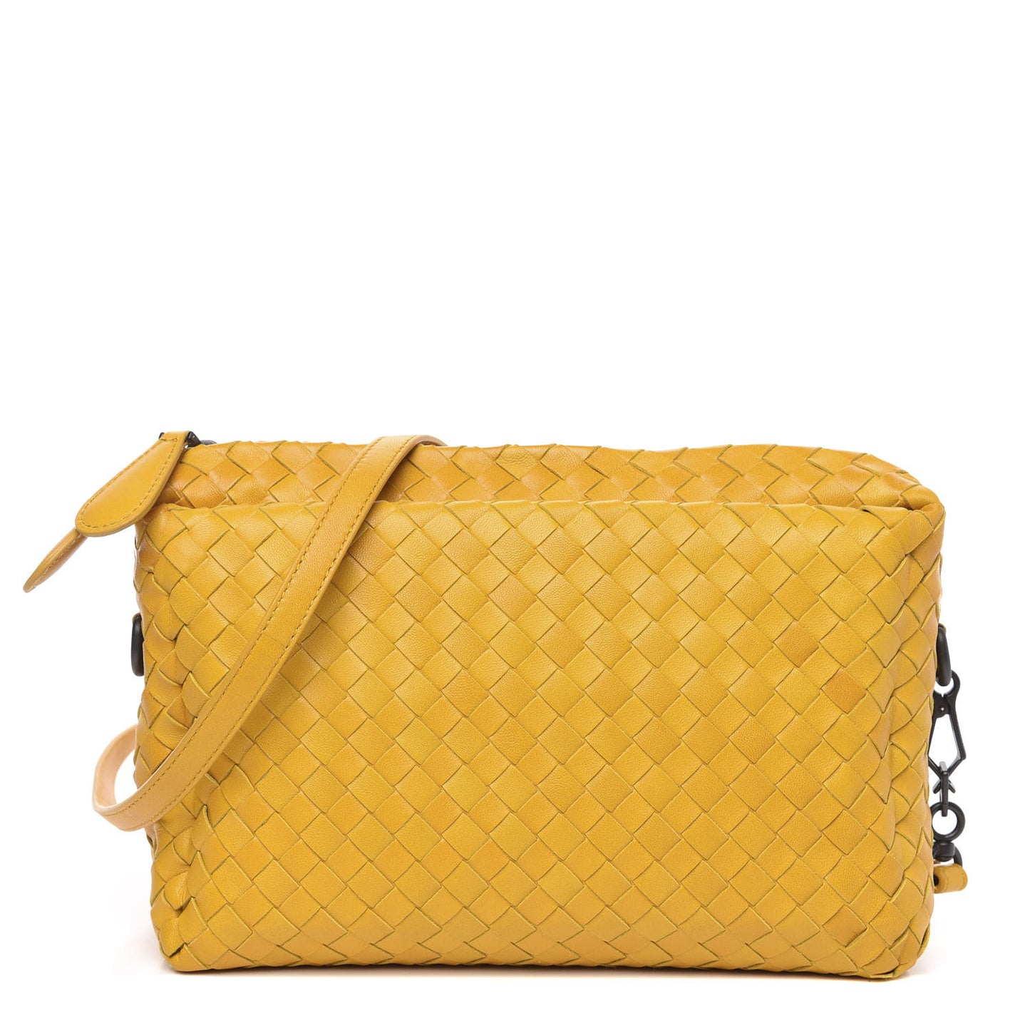 Nappa Intrecciato Small Camera Bag Yellow