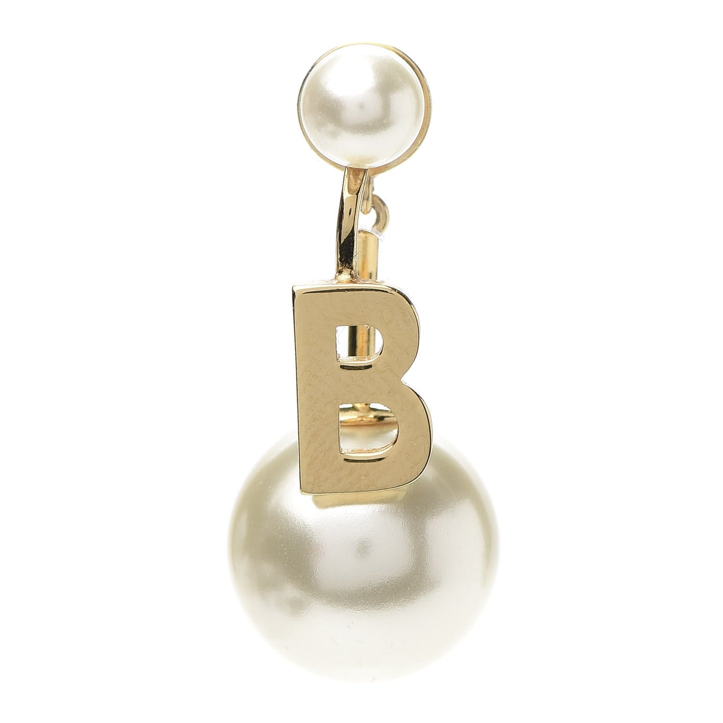 Pearl My ABCDior B Tribale Earring Gold
