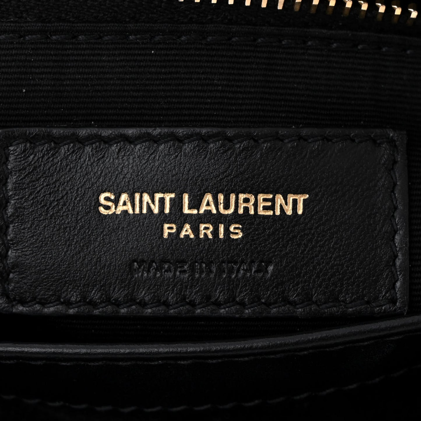 Calfskin Y Quilted Monogram Toy Loulou Crossbody Bag Black