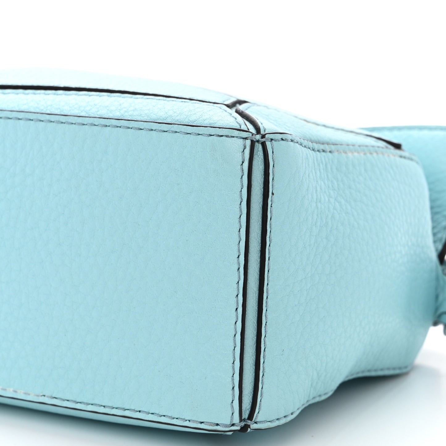 Calfskin Mini Puzzle Bag Light Blue
