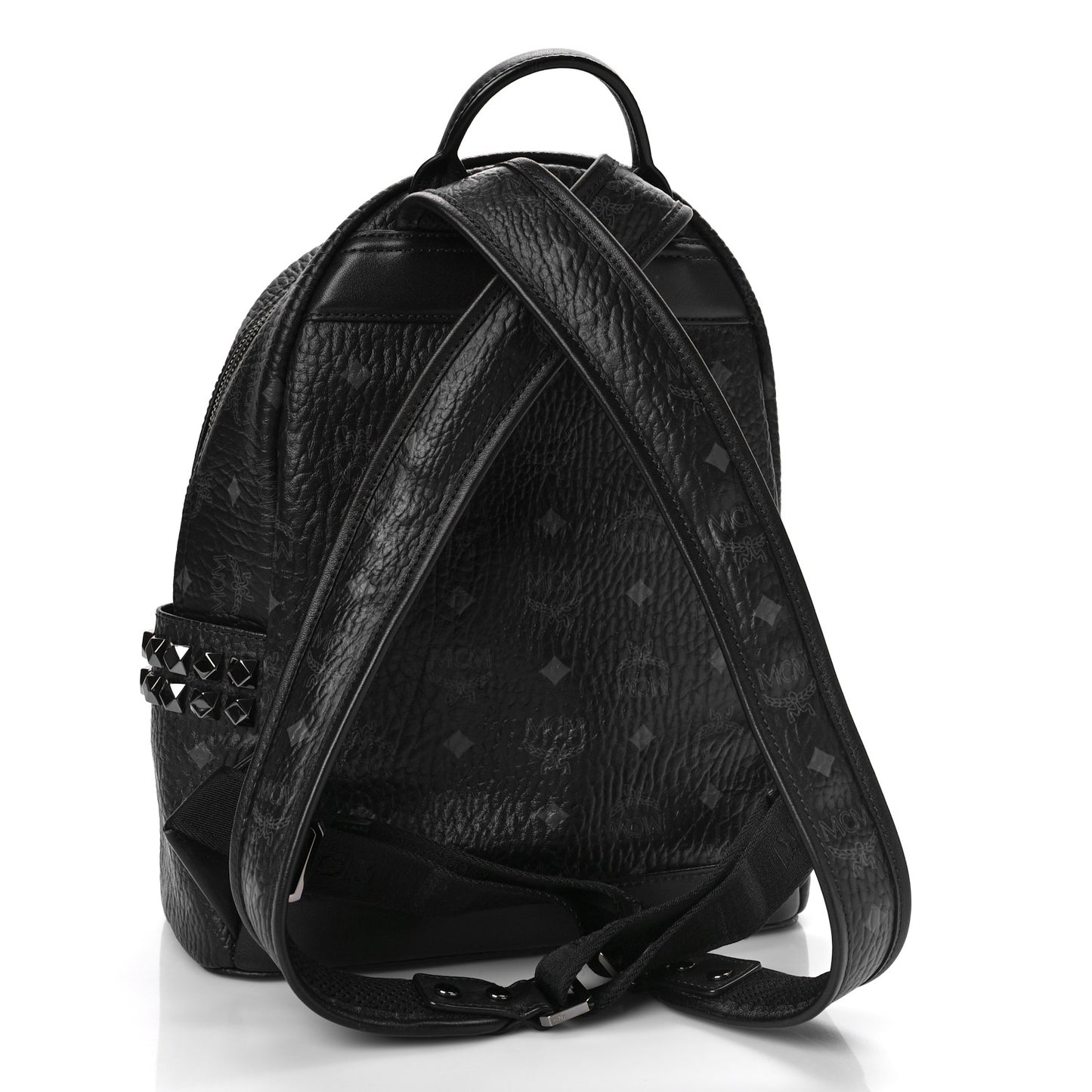 Visetos Small Side Stud Stark Backpack Black