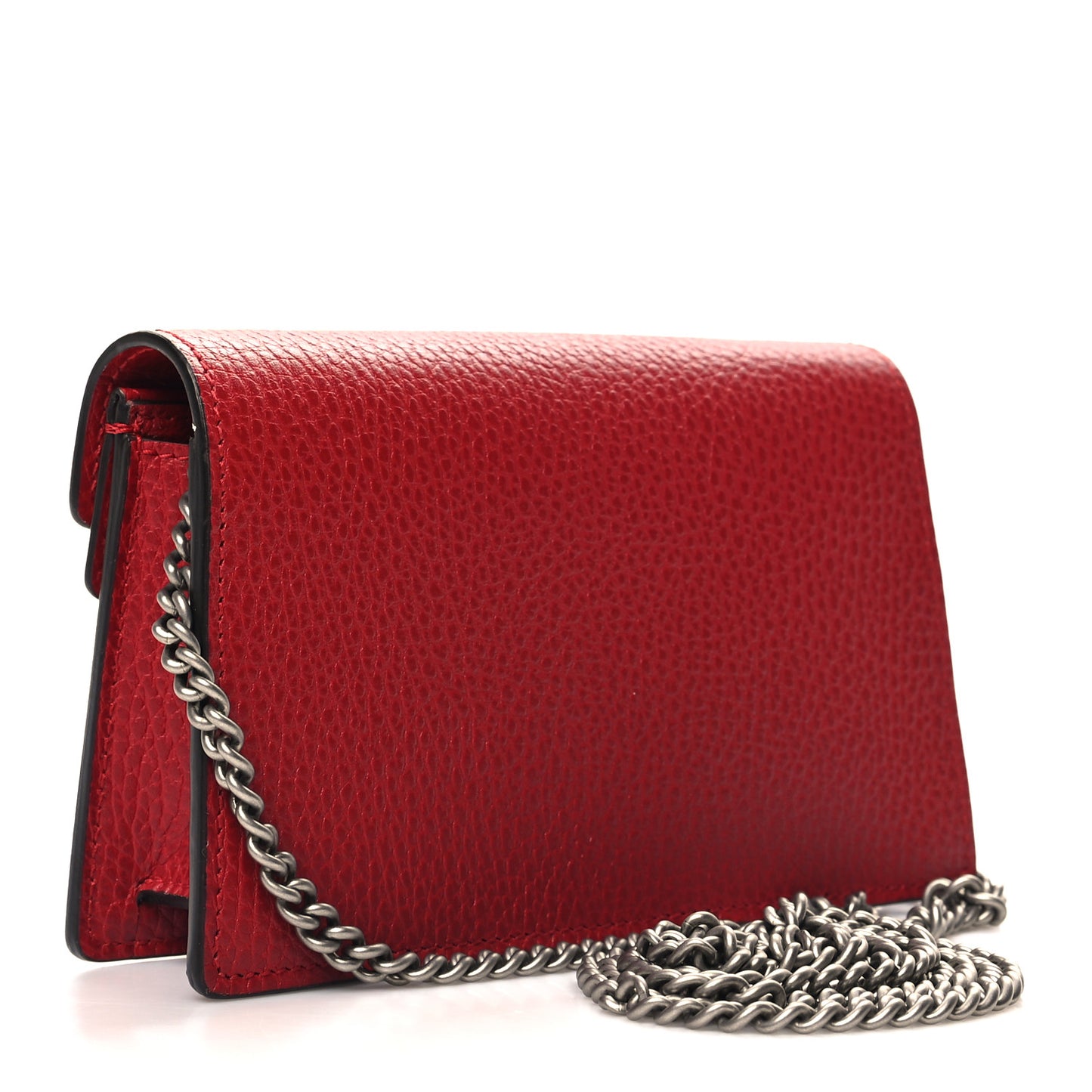 Calfskin Super Mini Dionysus Shoulder Bag Hibiscus Red