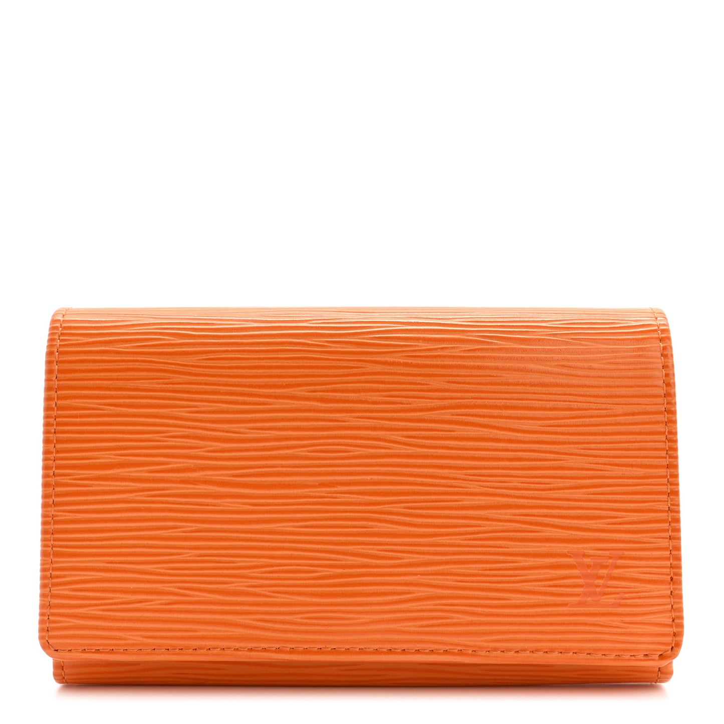 Epi Porte-Monnaie Billets Tresor Wallet Mandarine