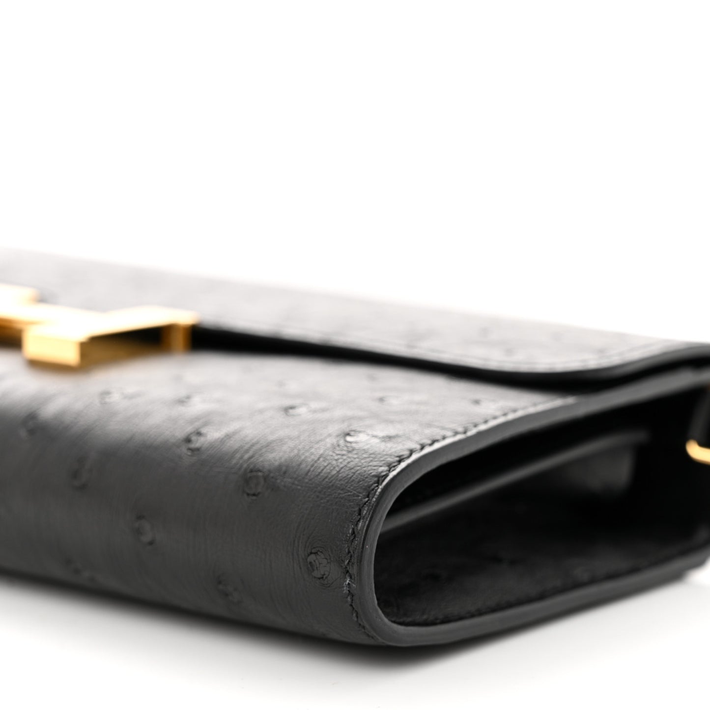 Ostrich Constance Long Wallet To Go Black