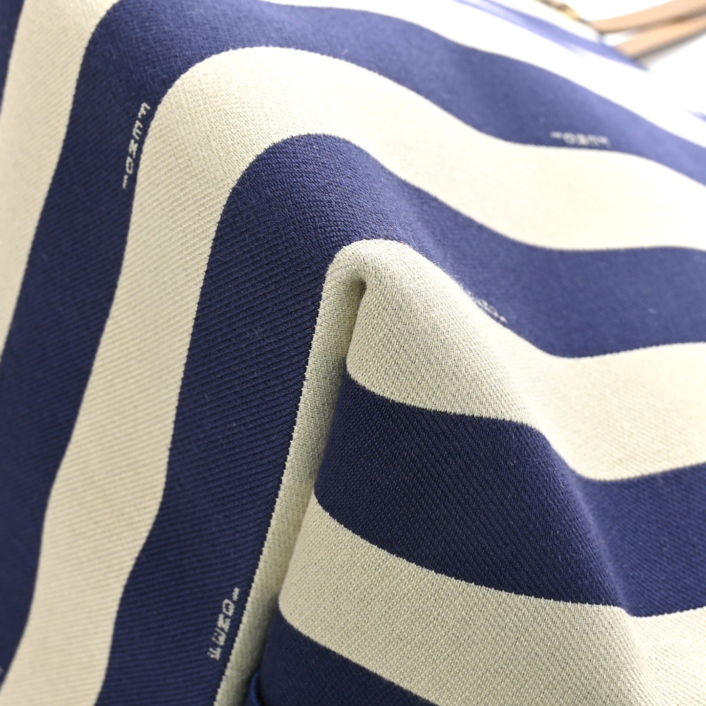 Pequin Vitello Reversible Large Shopping Tote Midnight Blue