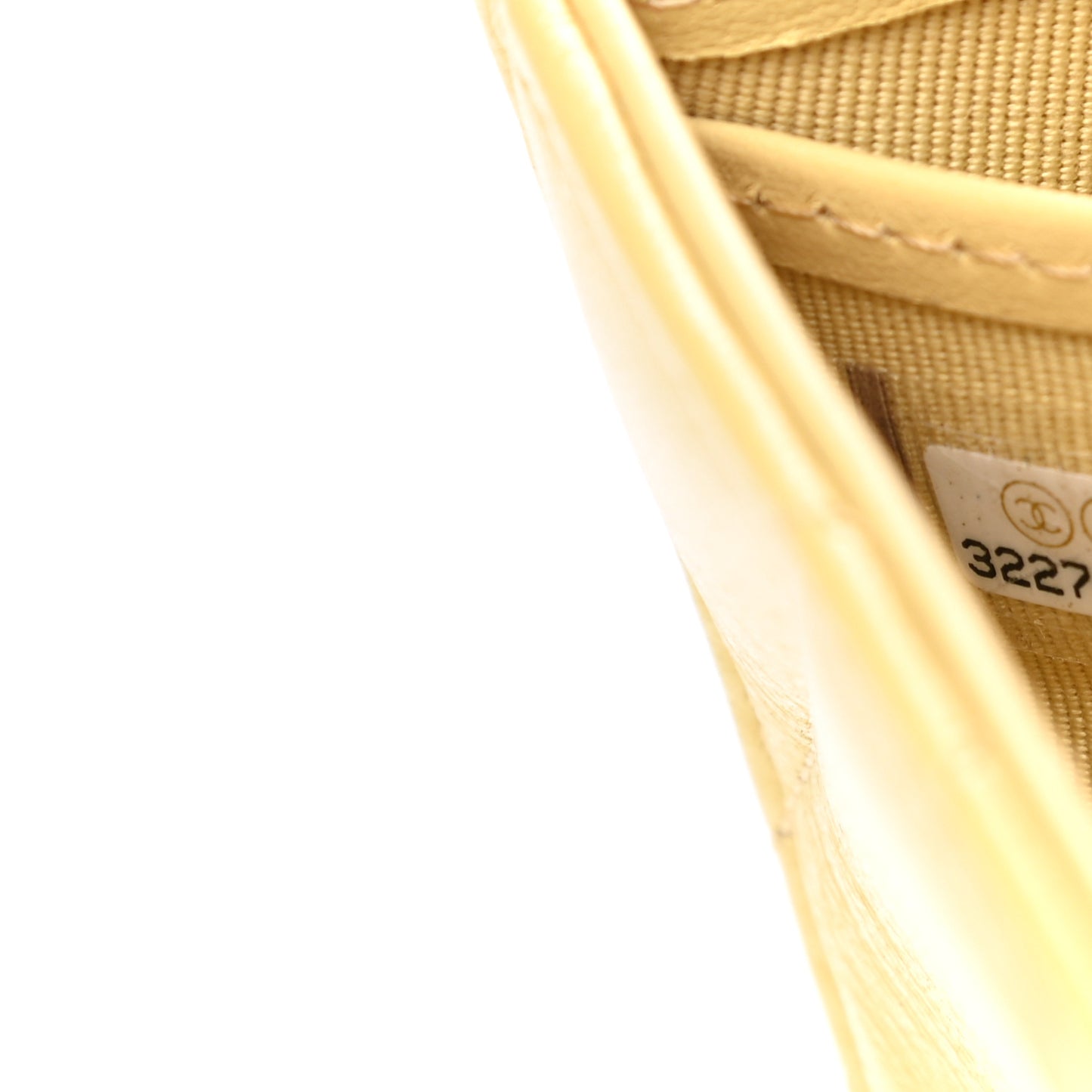 Lambskin Quilted Chanel 19 Flap Wallet Yellow