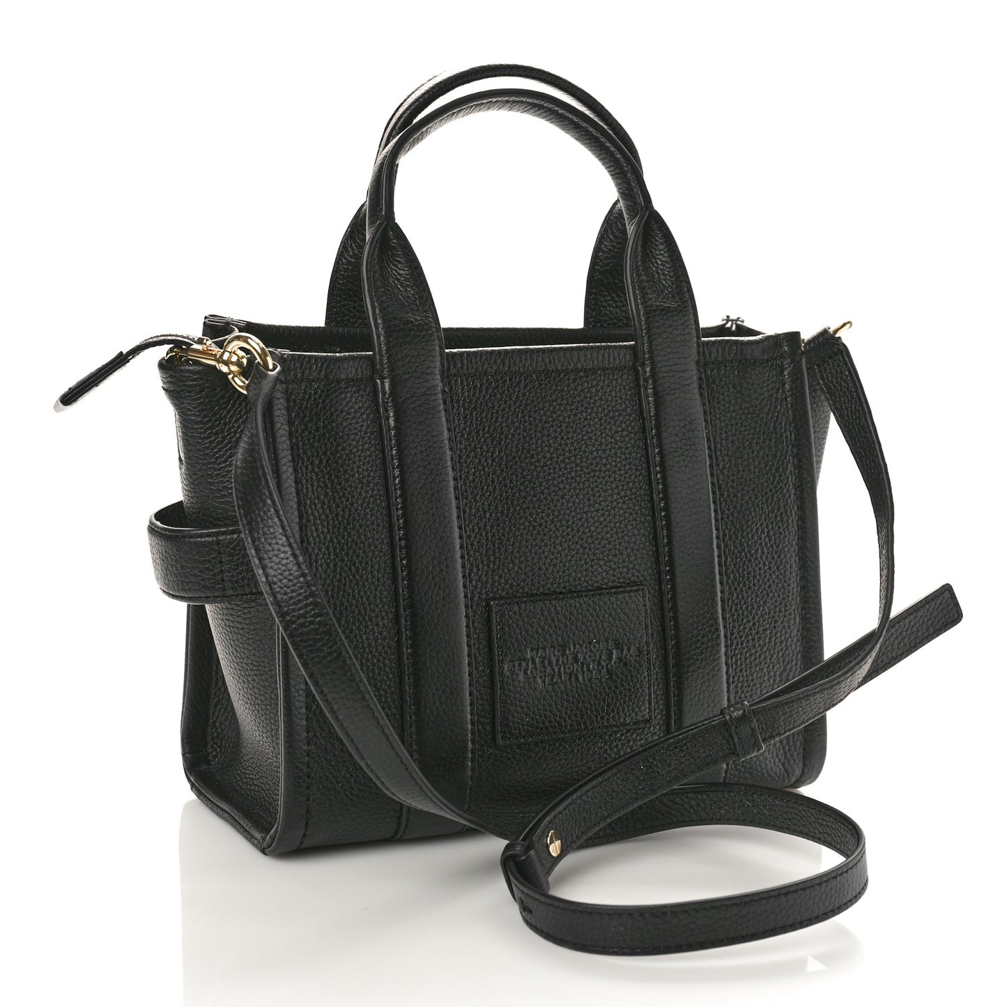Grained Calfskin Small The Tote Bag Black