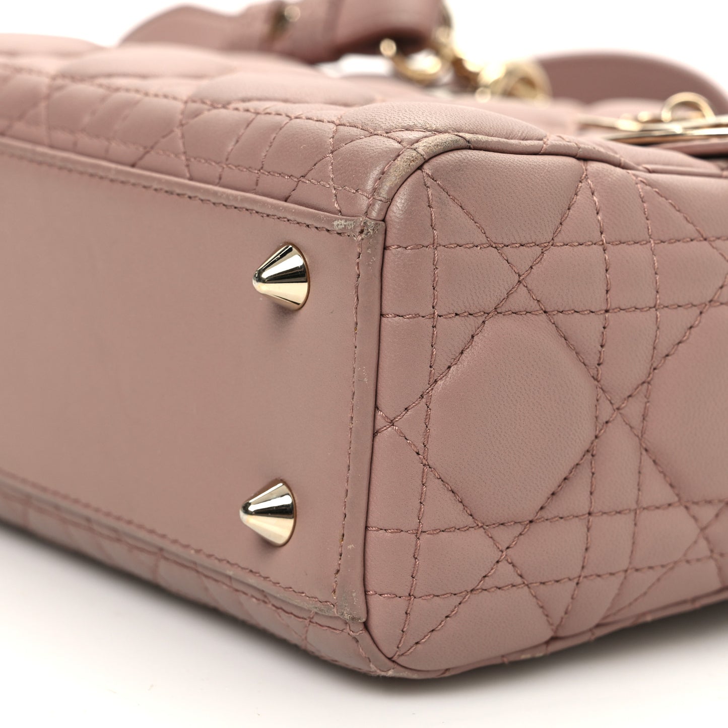 Lambskin Cannage Small My ABCDior Lady Dior Blush