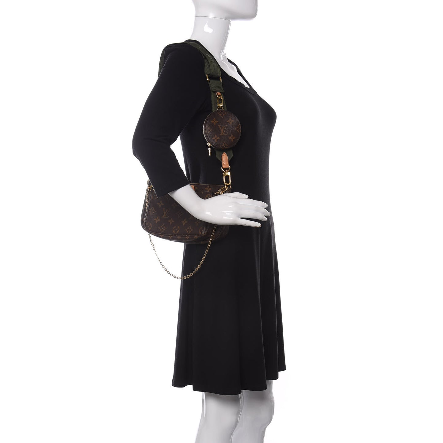 Monogram Multi Pochette Accessories Kaki