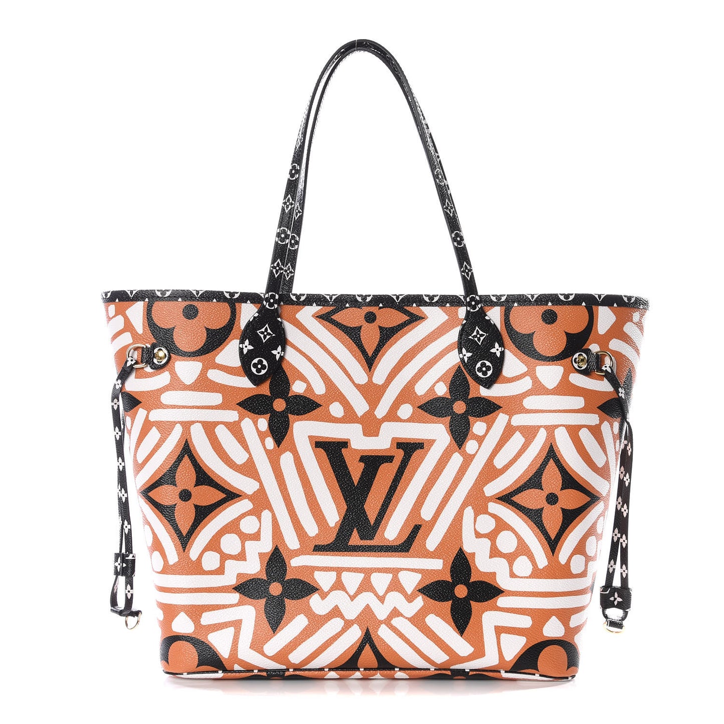 Monogram Giant Crafty Neverfull MM Creme Caramel