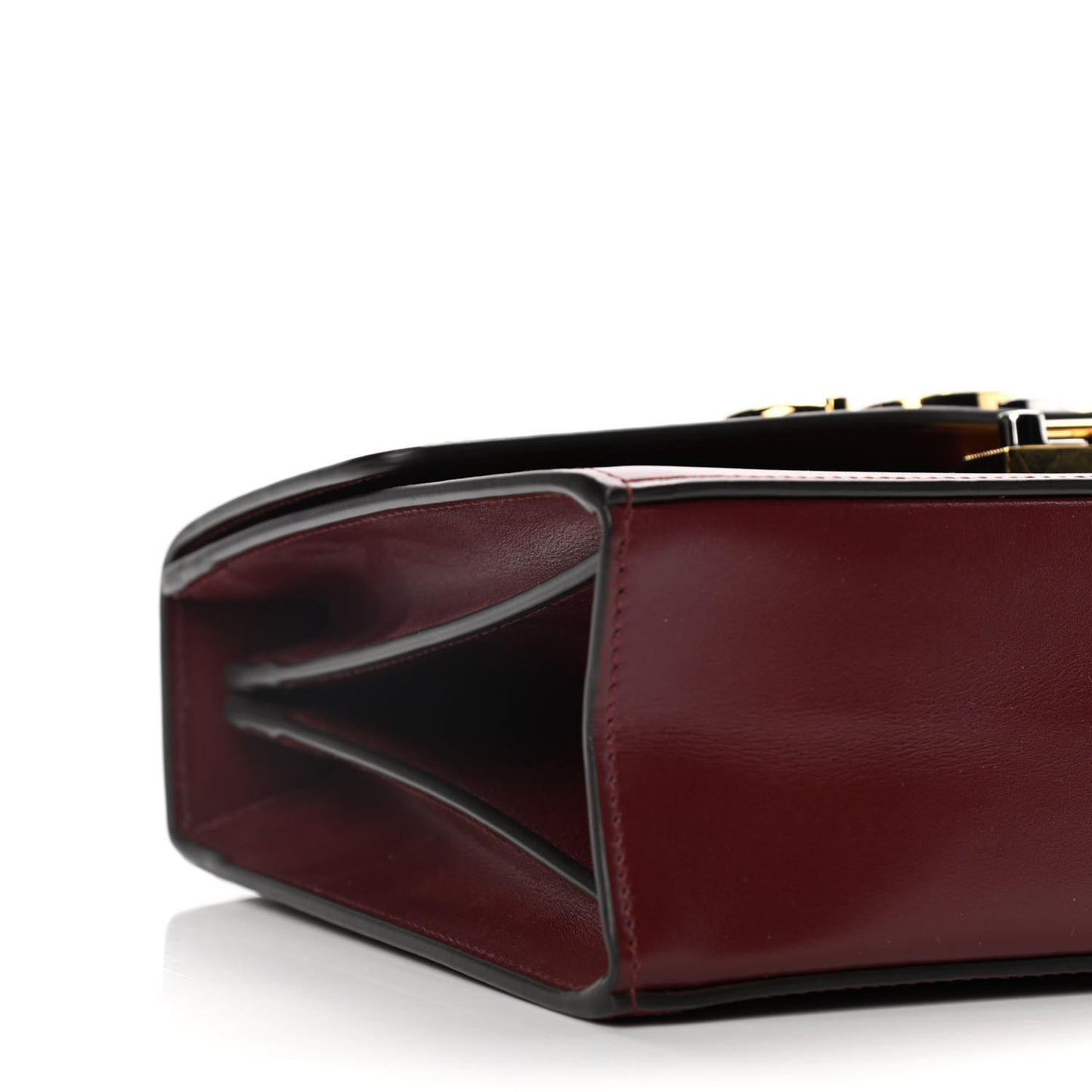 Smooth Calfskin Small Zumi Shoulder Bag Vintage Bordeaux