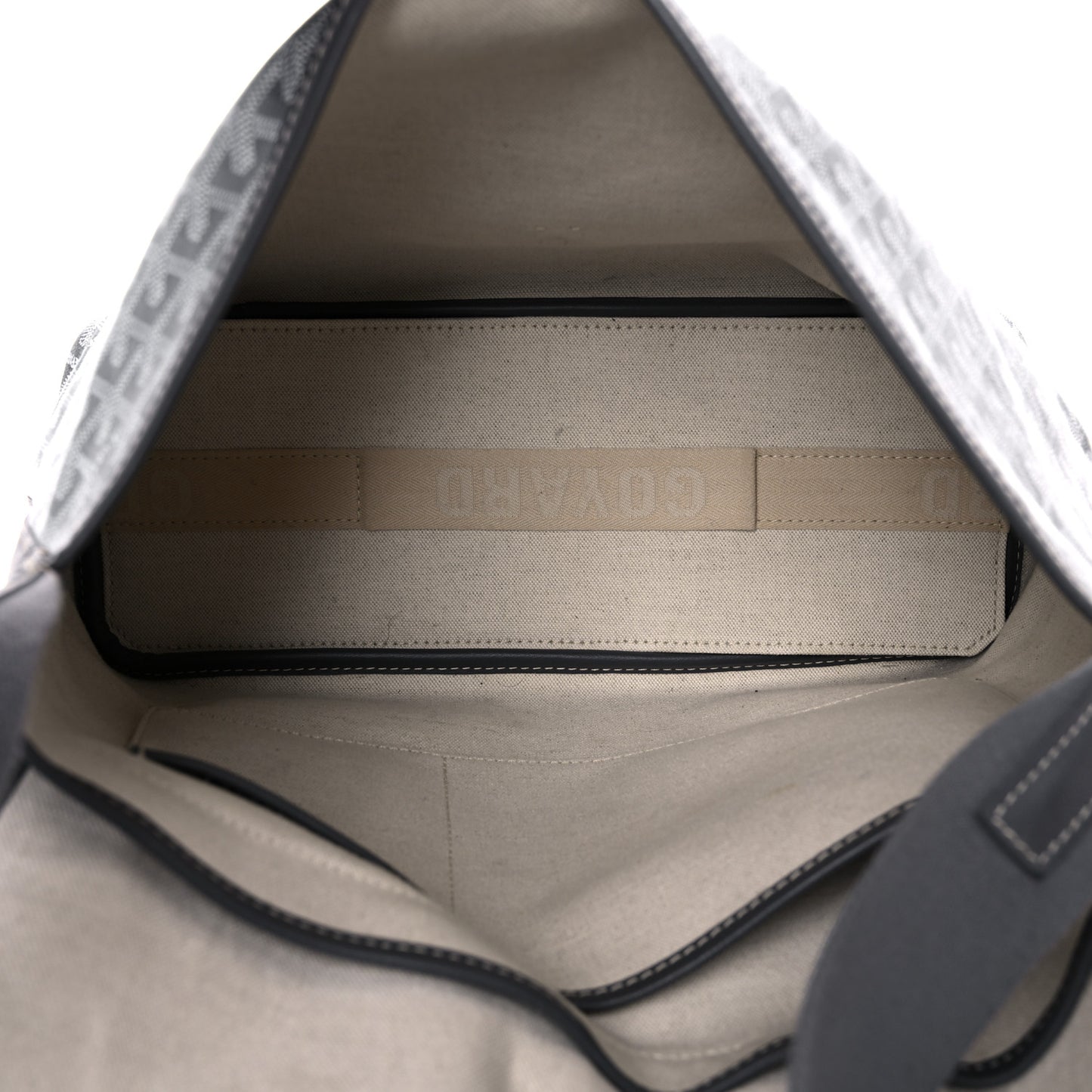 Goyardine Capetien Messenger Bag Grey
