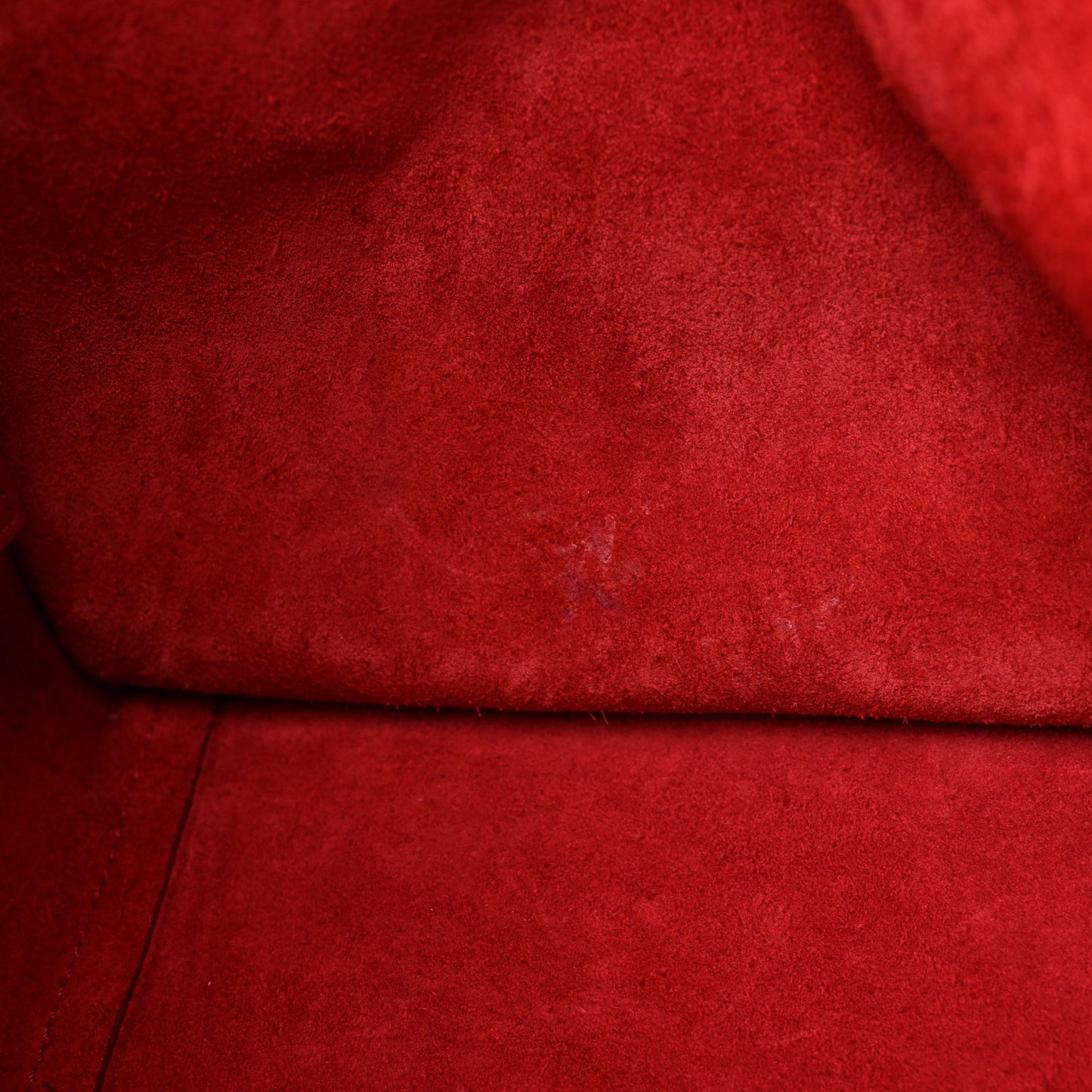 Smooth Calfskin Small Big Bag Red