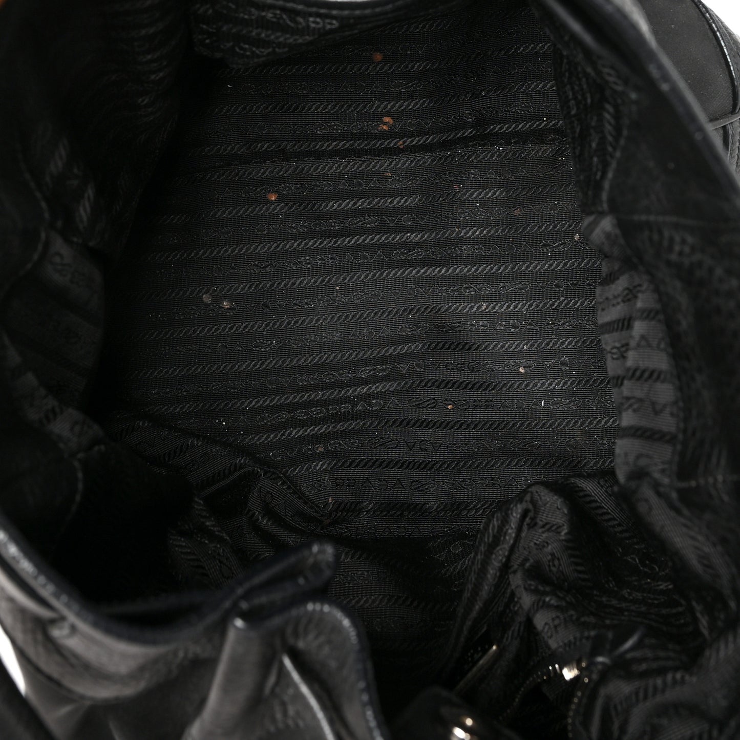 Nylon Vela Bucket Bag Black