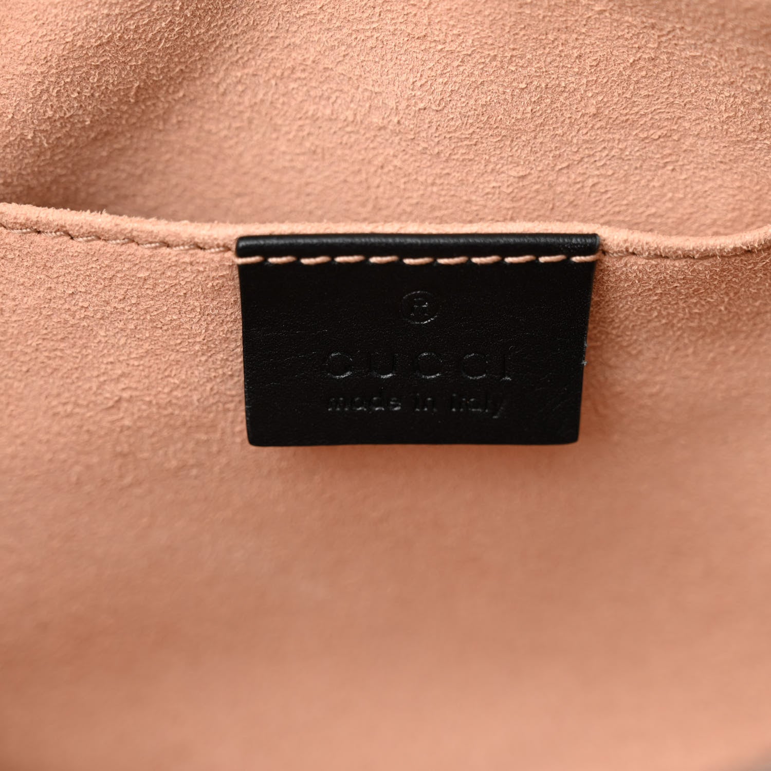Gucci Calfskin Matelasse Small GG Marmont Chain Shoulder Bag Black 6 of 10