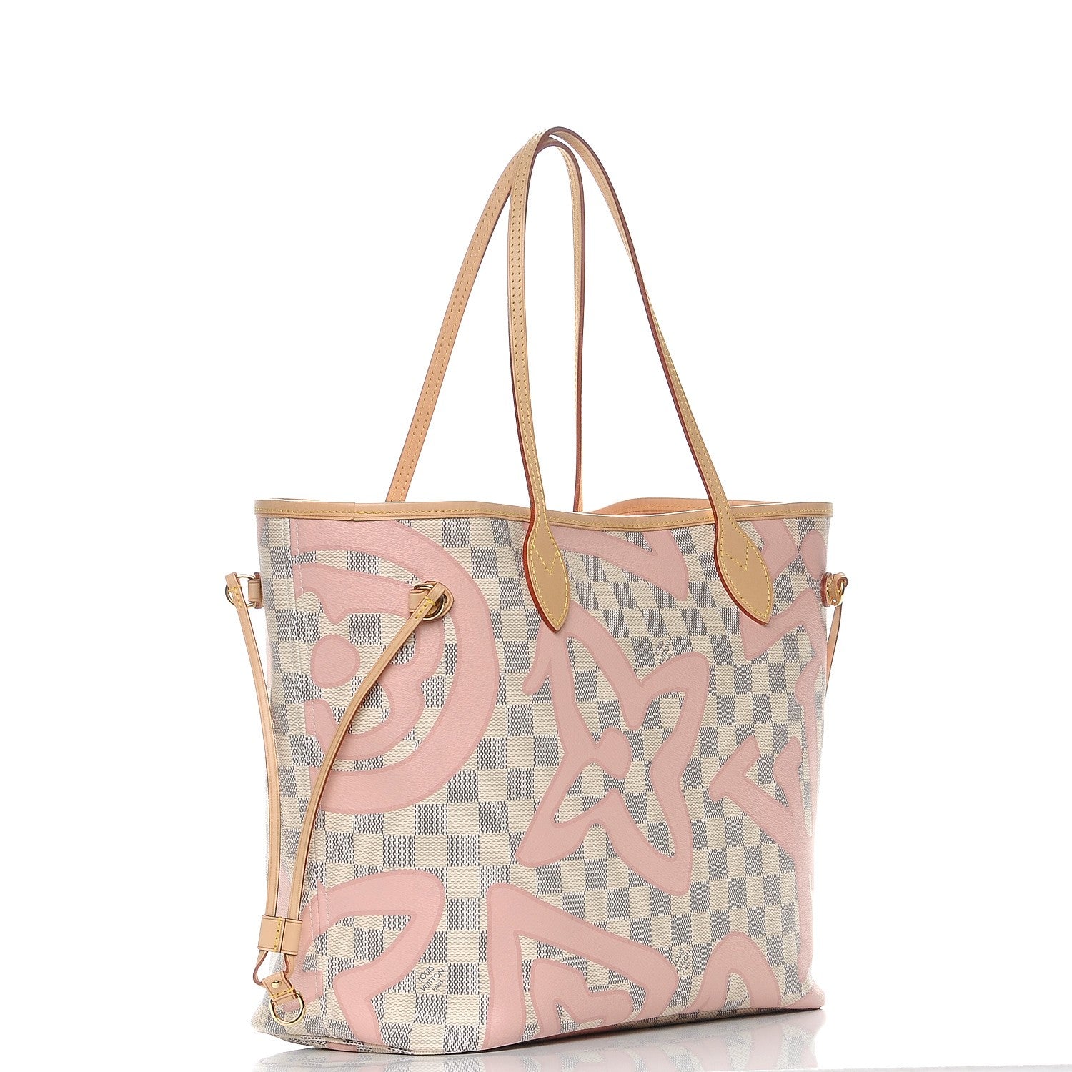Louis Vuitton Damier Azur Tahitienne Neverfull MM 3 of 9