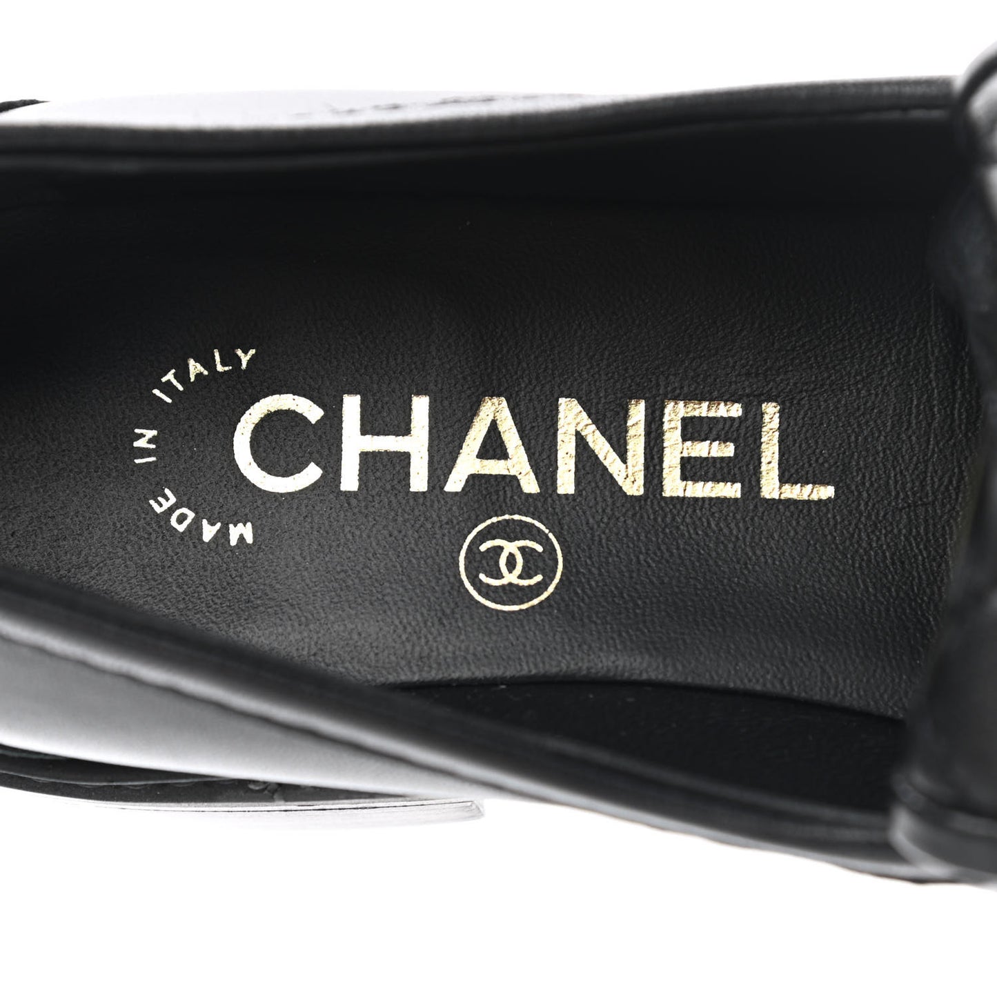 Lambskin Quilted CC Turnlock Loafers 35.5 Black
