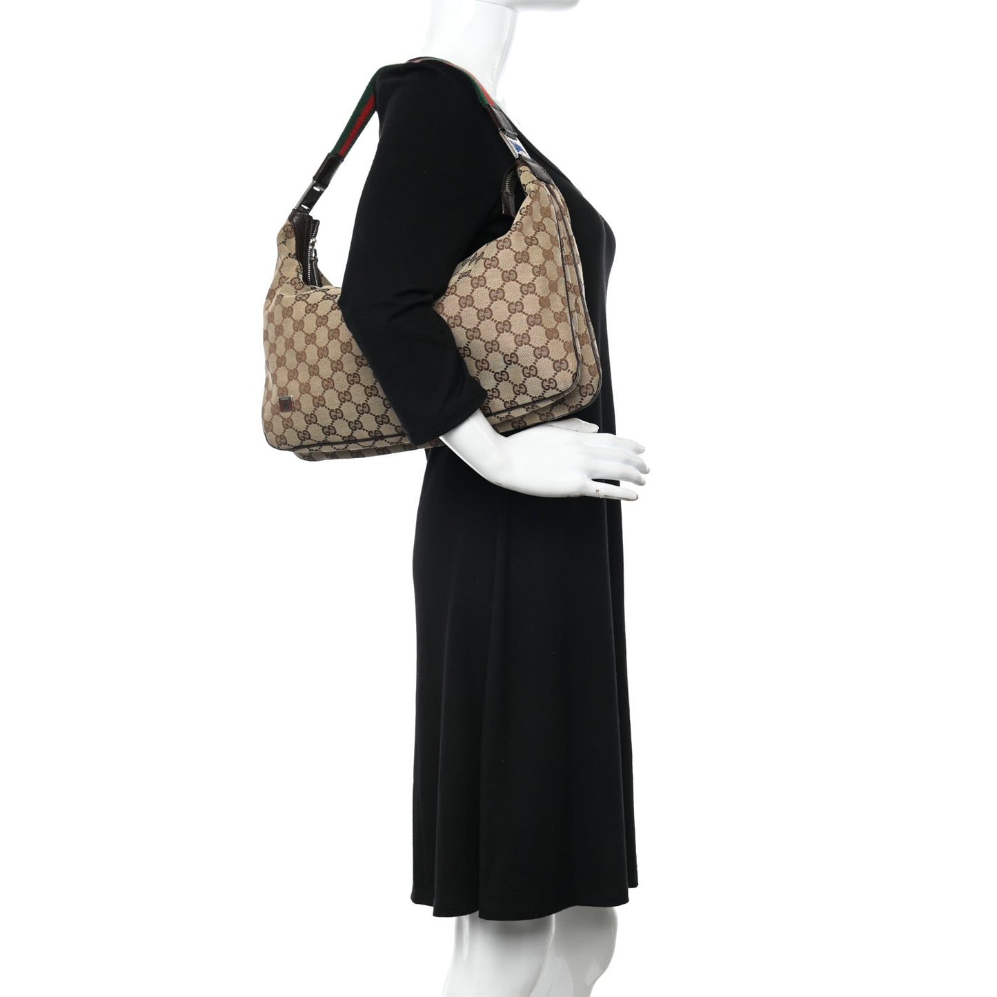 Monogram Medium Pop Hobo Dark Brown
