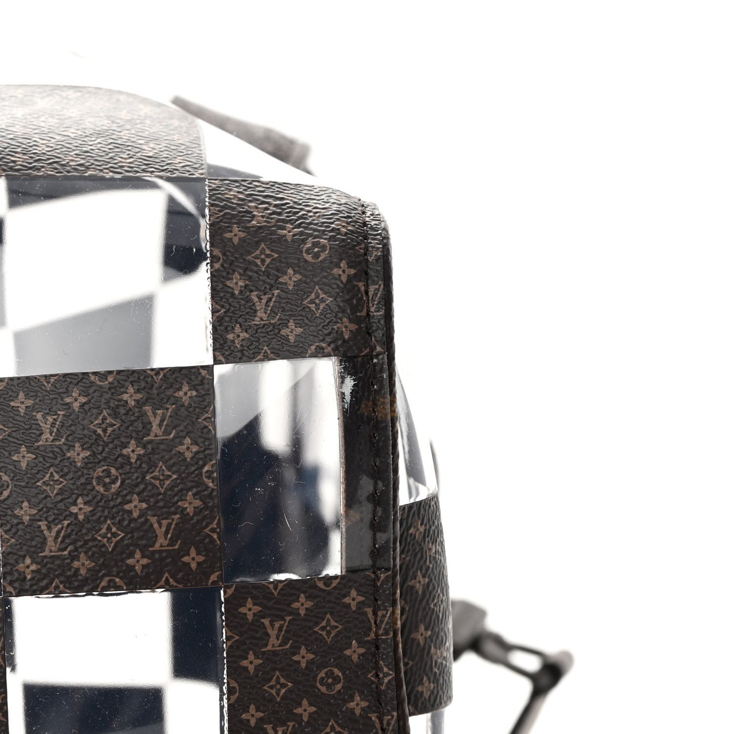 PVC Monogram Chess Keepall Bandouliere 50
