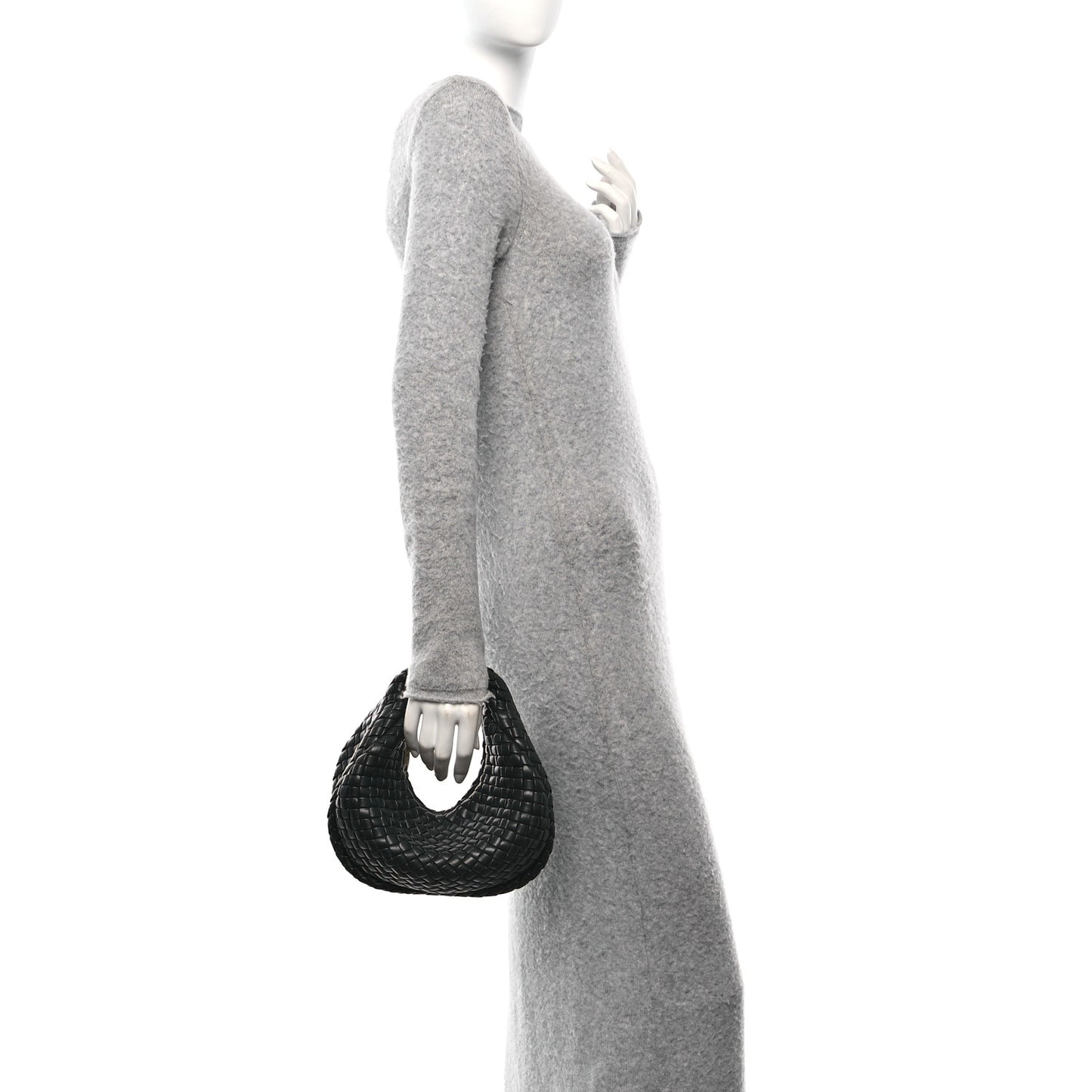 Lambskin Intrecciato Mini Padded Jodie Black