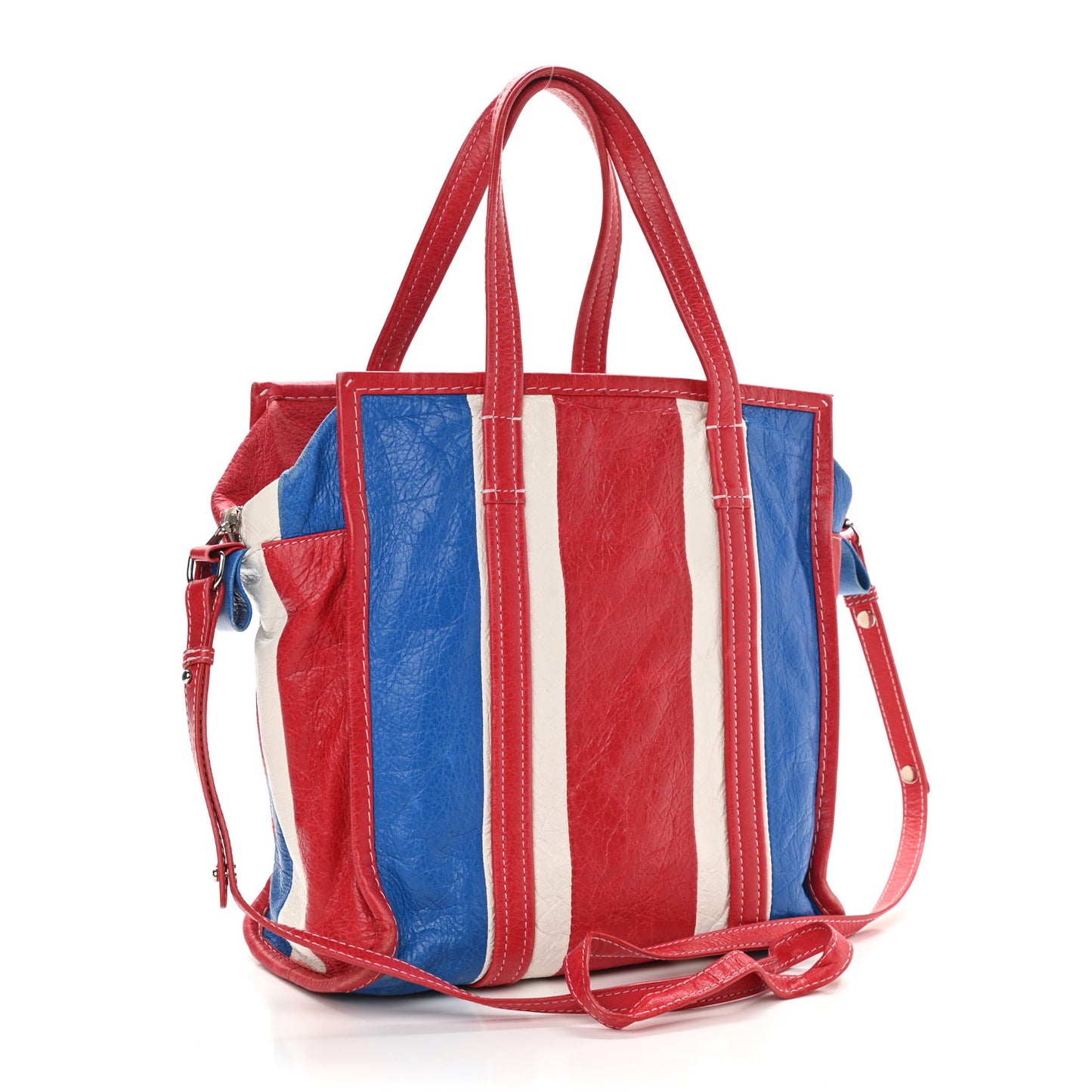 Agneau Arena Multicolore S Bazar Shopper Tote Bleu White Rouge
