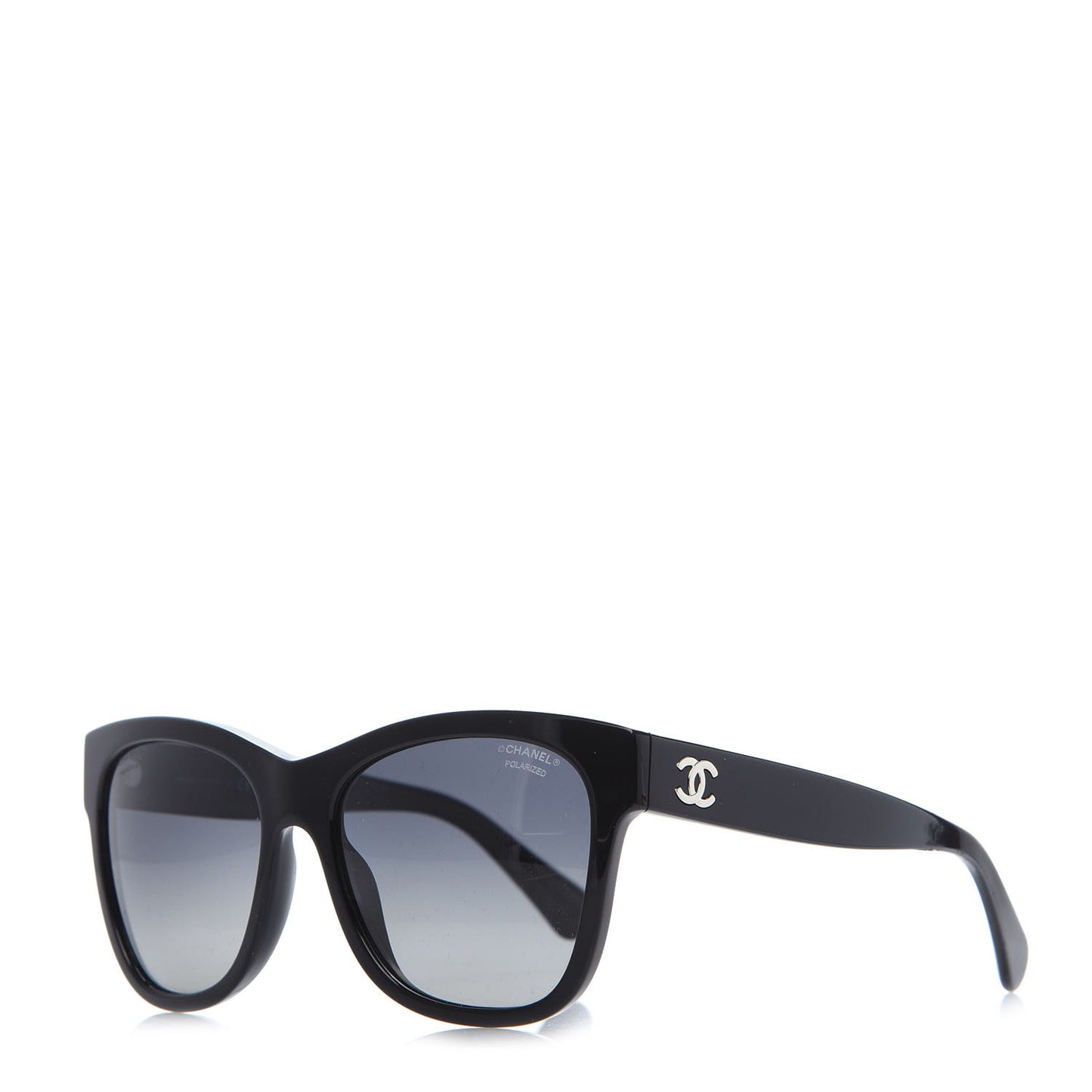 Acetate Square CC Sunglasses 5380 Black