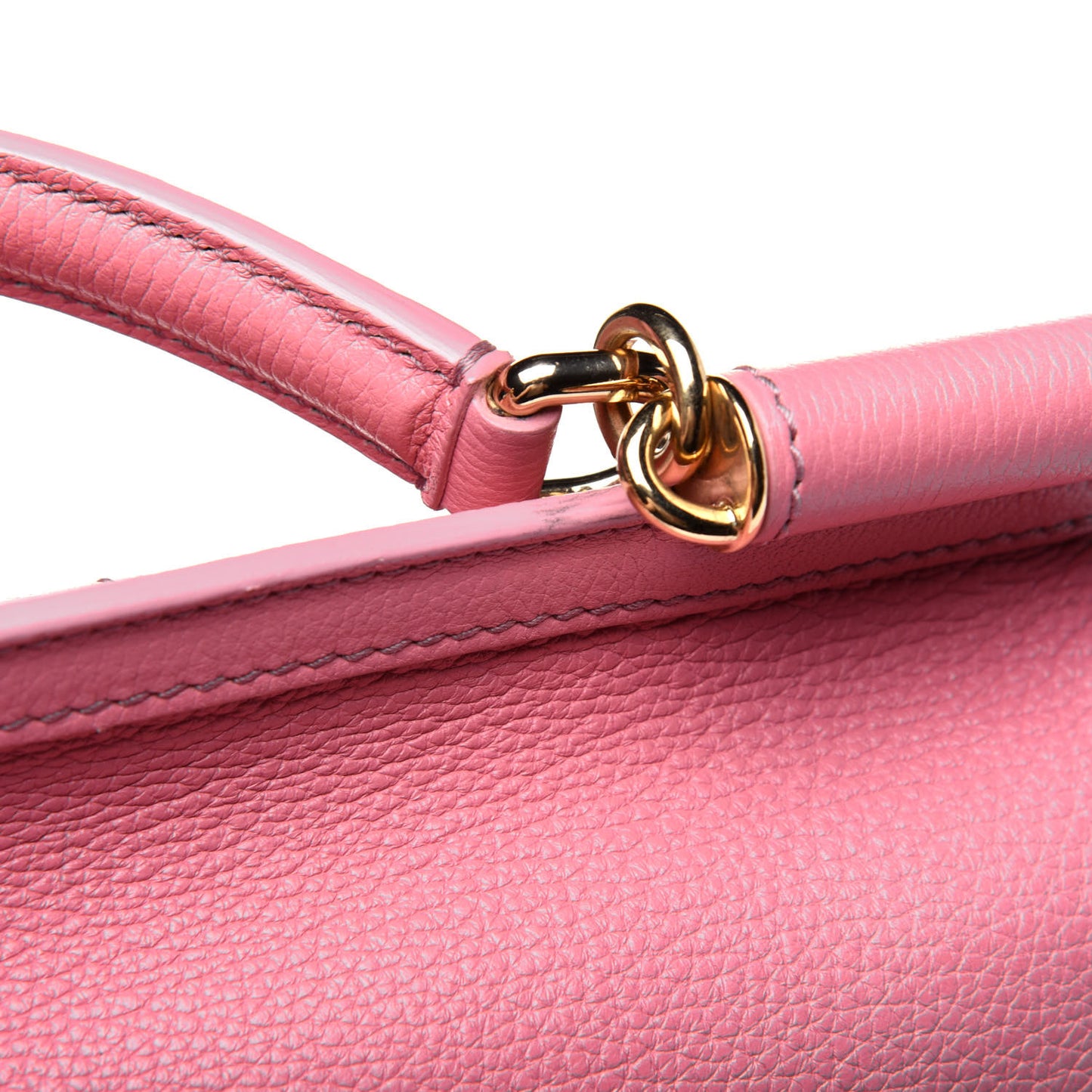 Pebbled Calfskin Sicily Backpack Pink