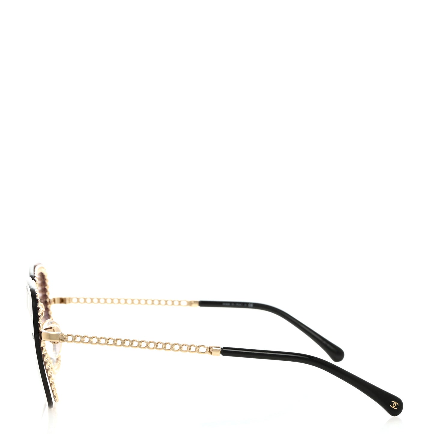 Square Removable Chain Sunglasses 4244 Black