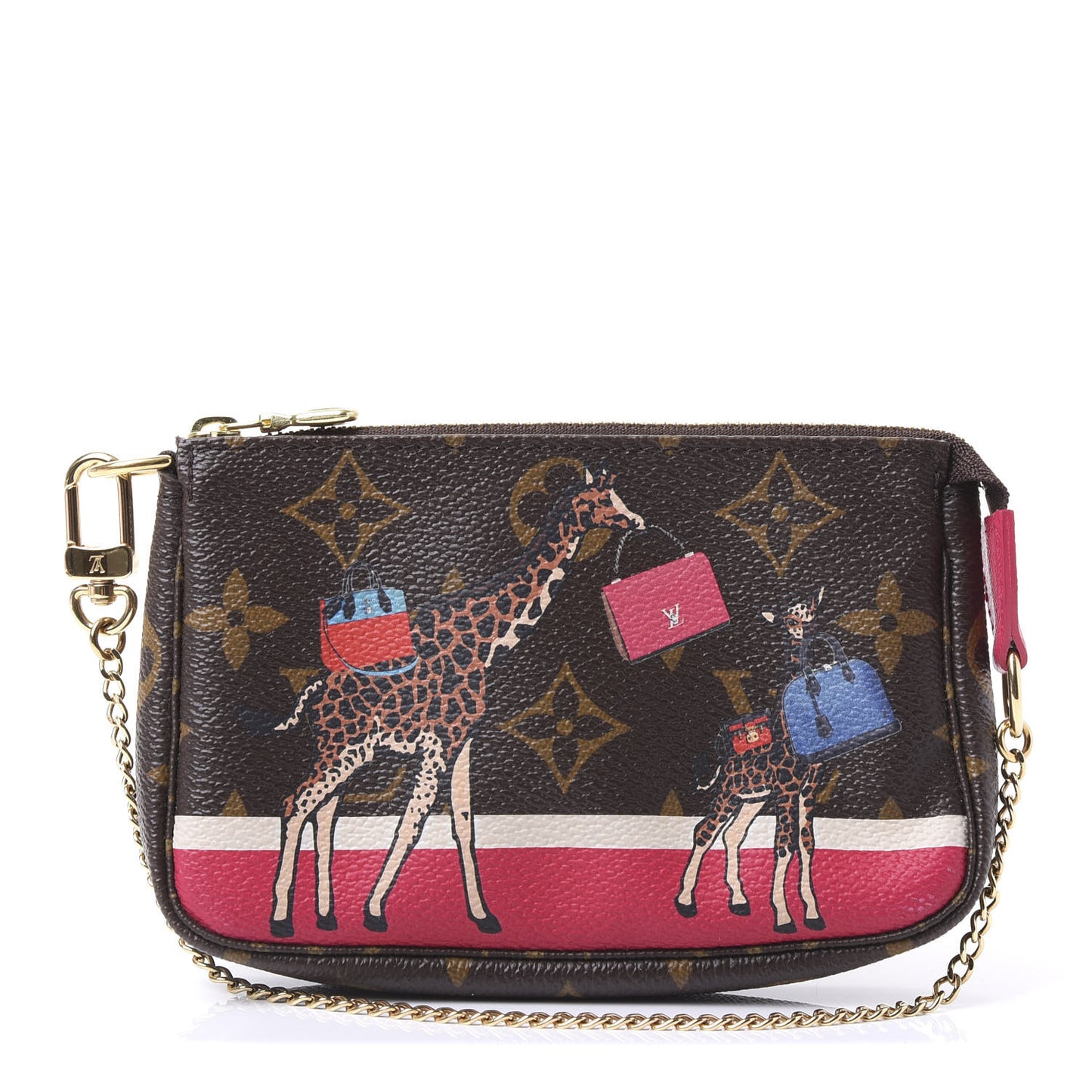 Monogram 2017 Christmas Animation Mini Pochette Accessories