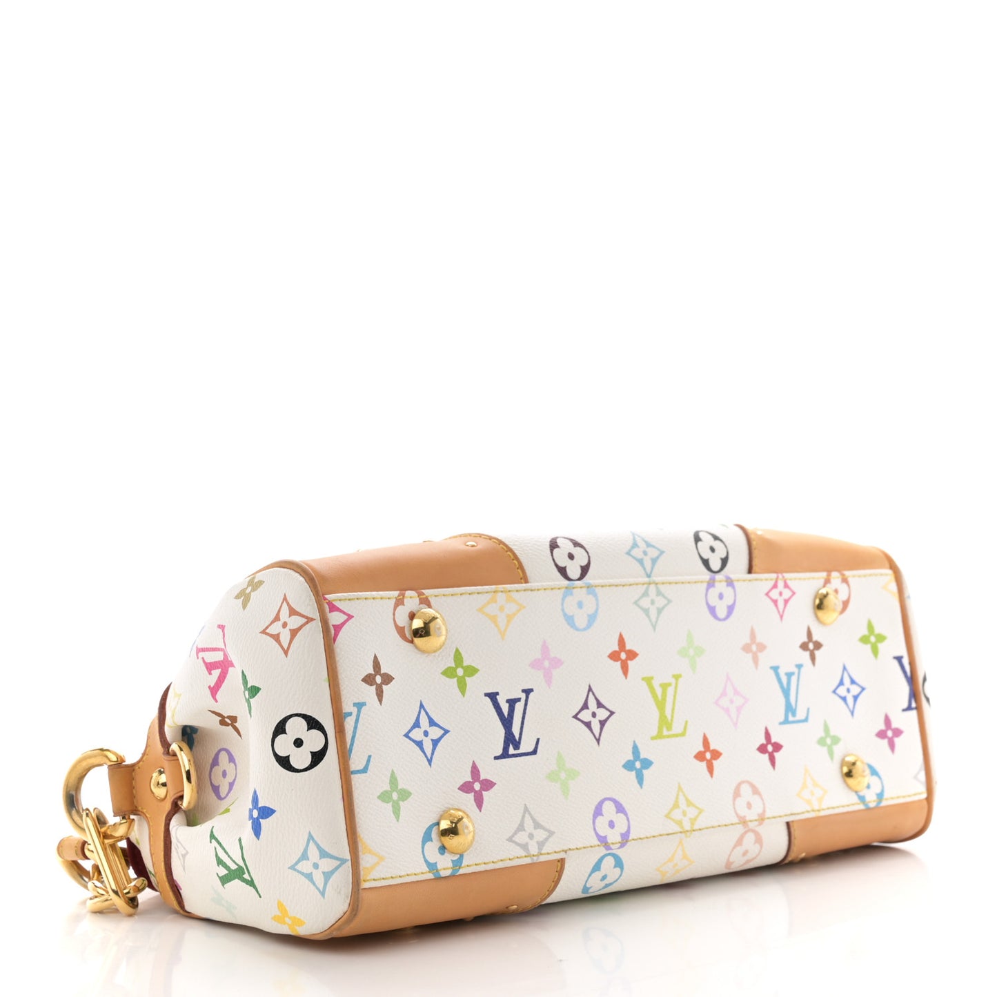 Monogram Multicolor Beverly MM White