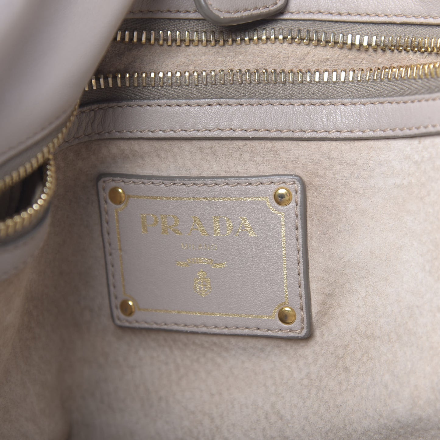 Soft Calf Shopping Tote Argilla