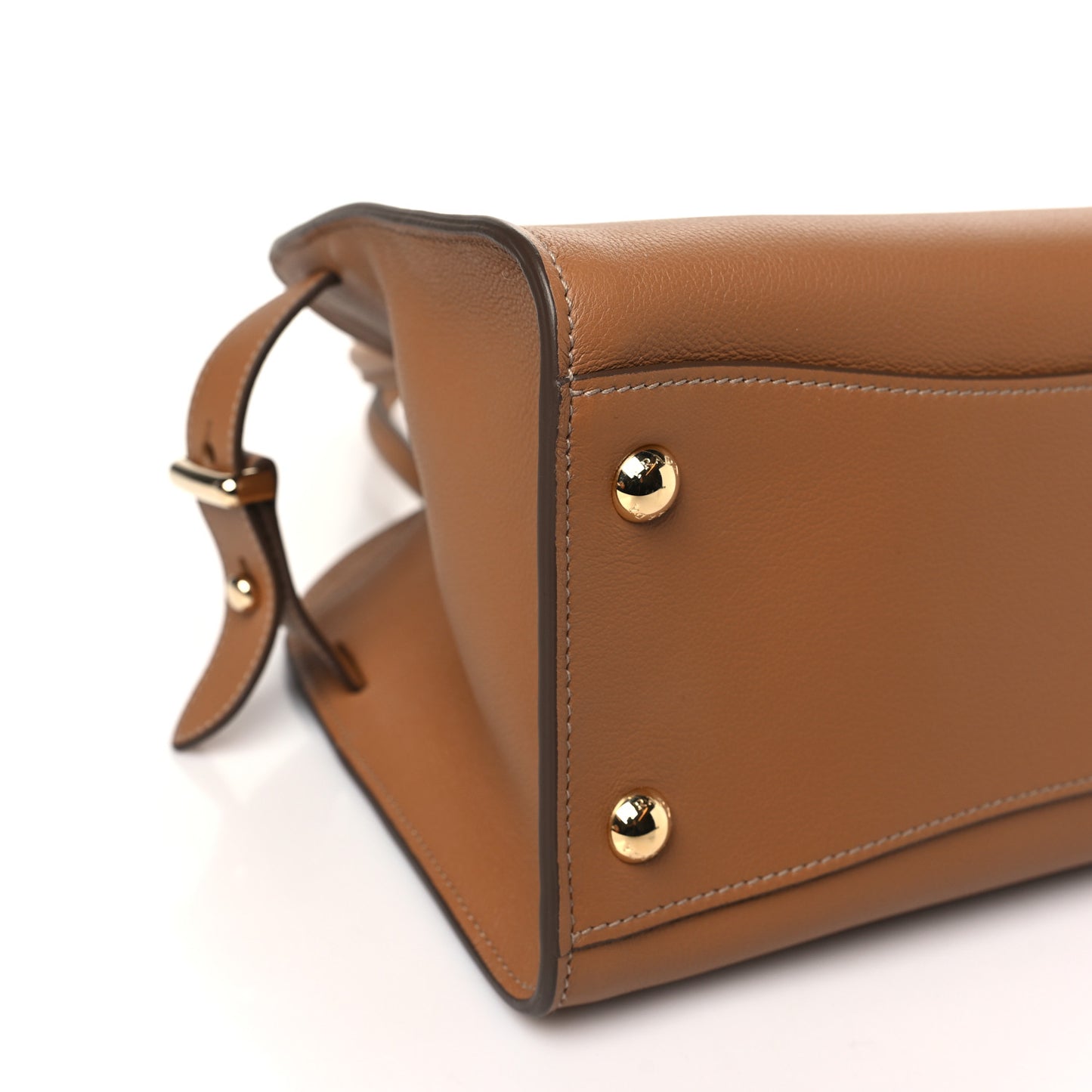 Soft Grain Calfskin Medium Tote Bag Caramel