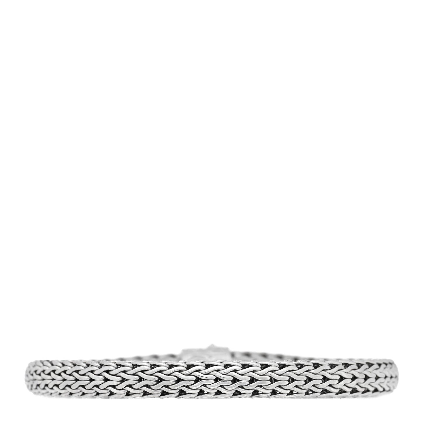 Sterling Silver Black Sapphire 6.5mm Classic Chain Bracelet