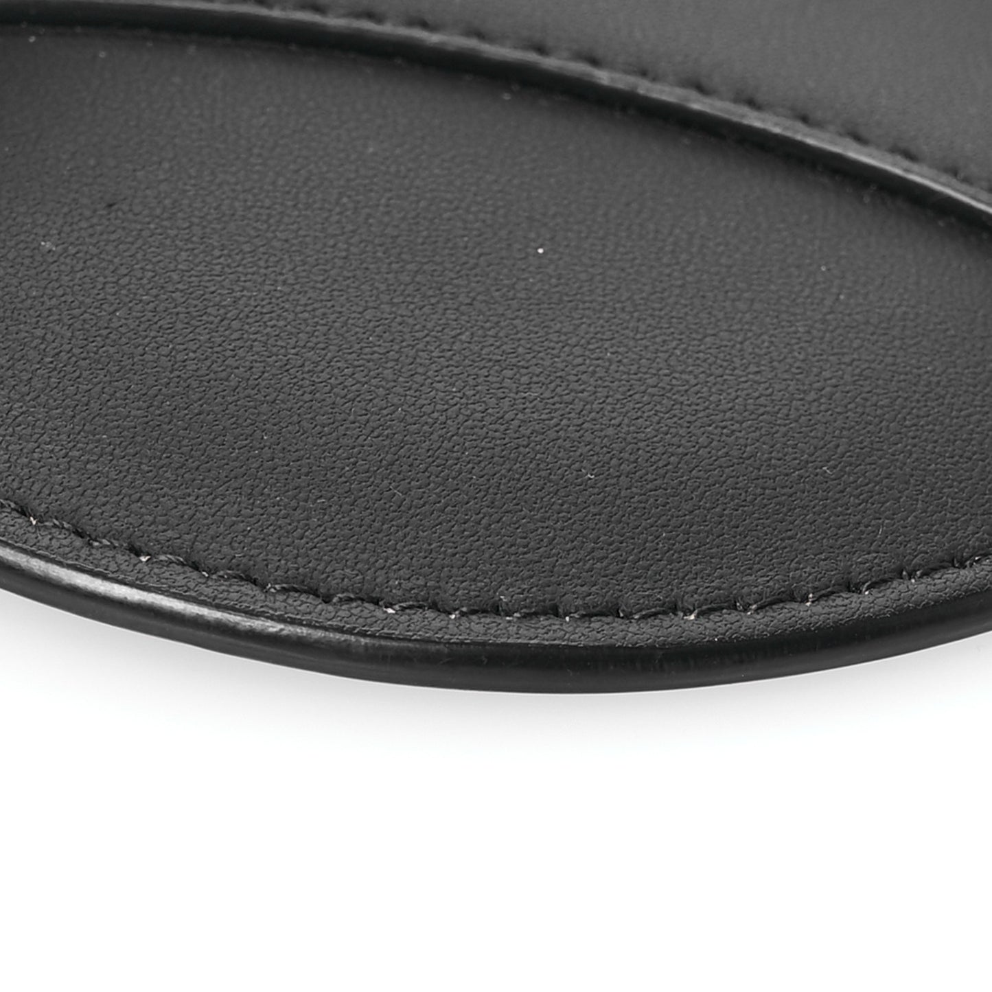 Ultra Matte Calfskin Saddle Belt Bag Black