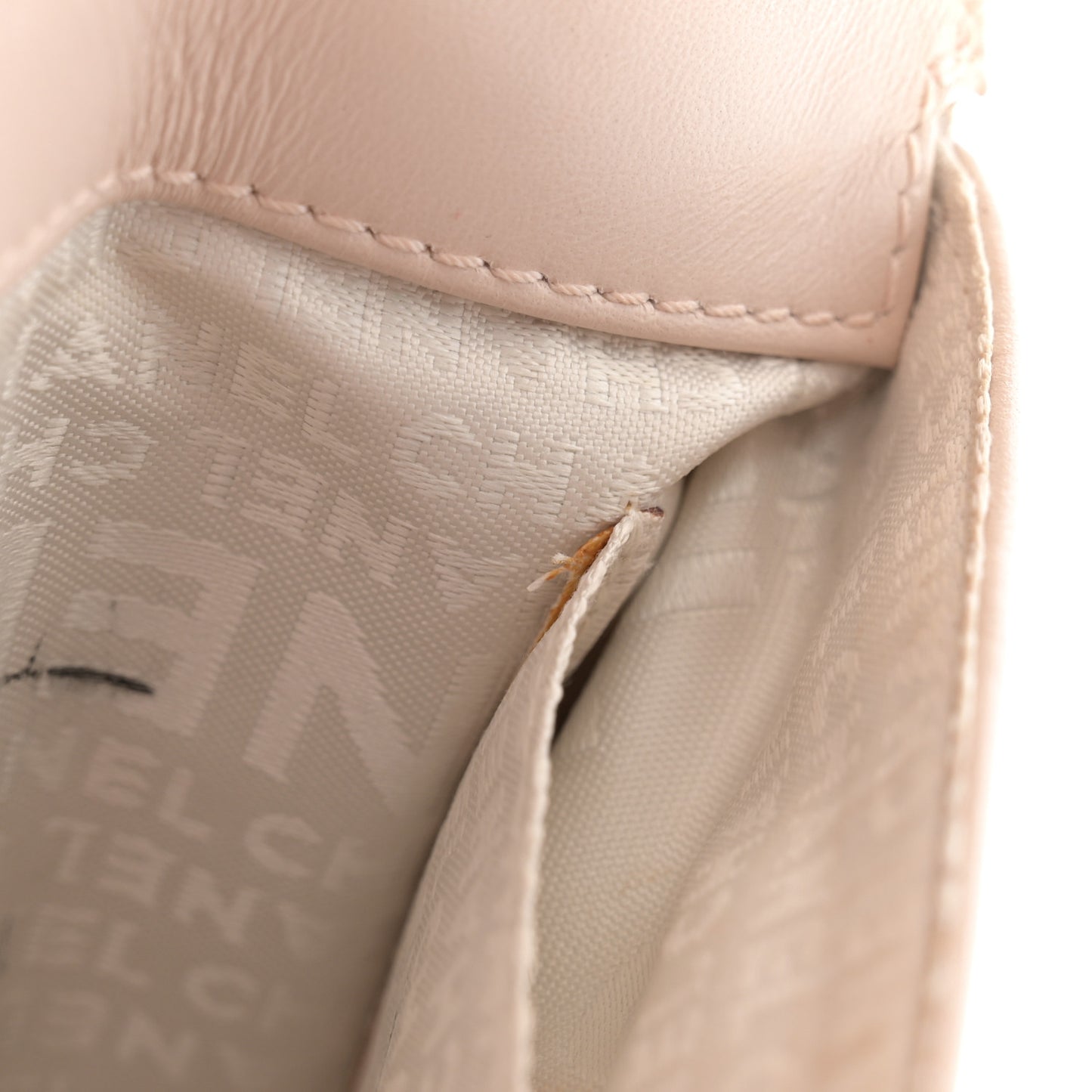 Lambskin Precious Symbols Double Flap Clutch On Chain Beige