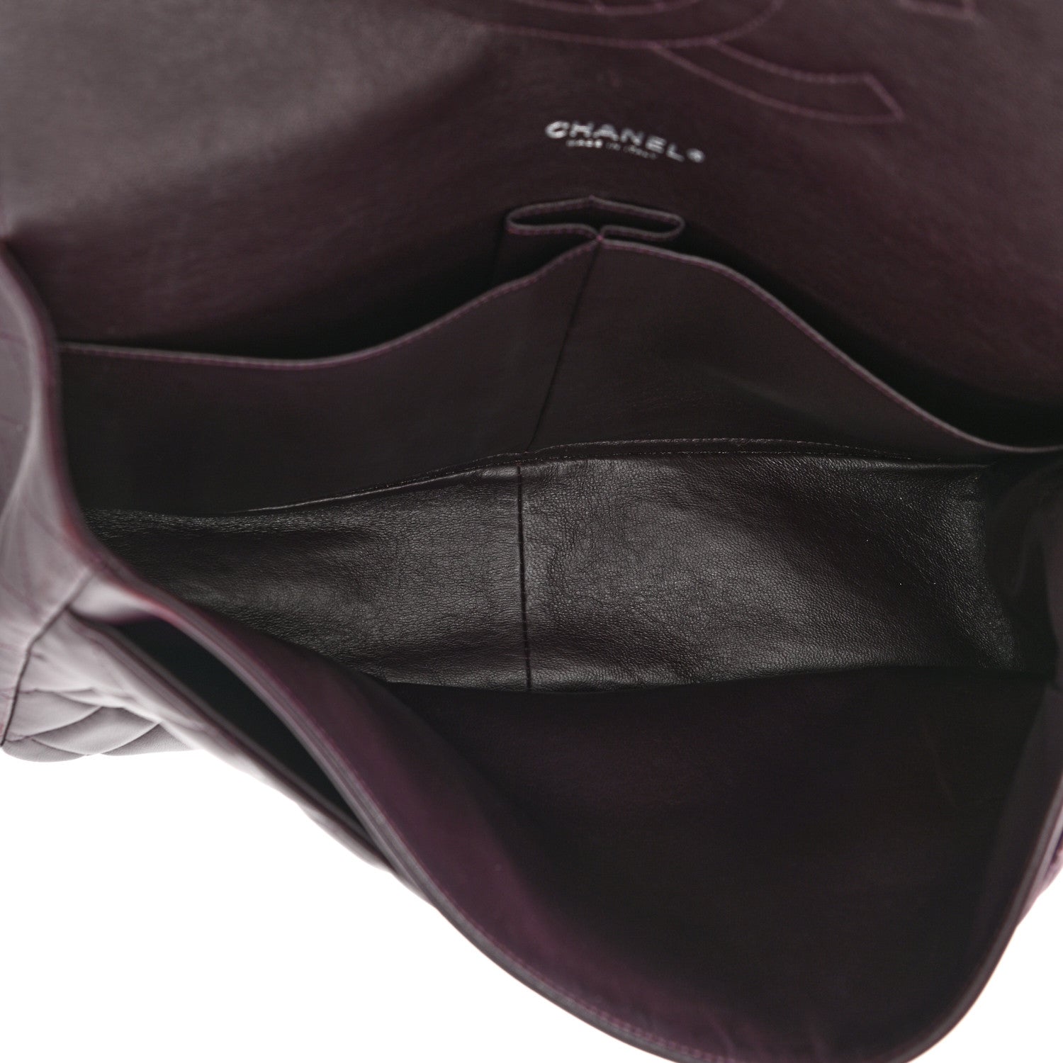 Chanel Lambskin Quilted Maxi Double Flap Purple 4 of 10