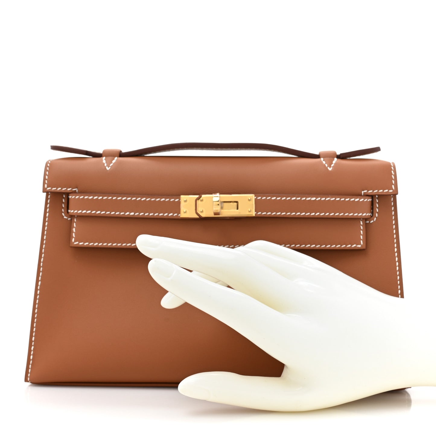 Swift Kelly Pochette Clutch Gold