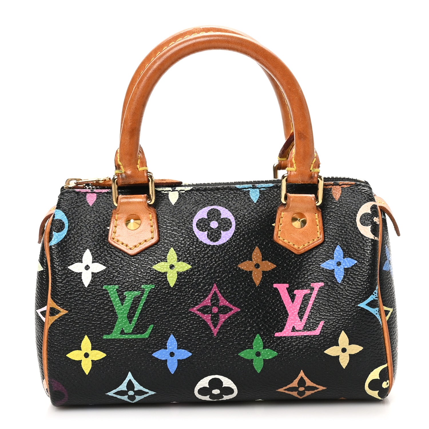 Louis Vuitton Monogram Multicolor Mini Sac HL Speedy Black 1 of 10