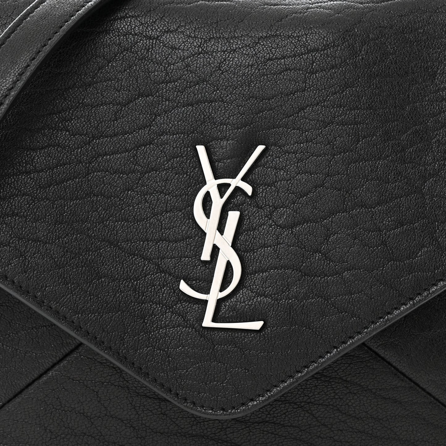 Lambskin Cassandre Envelope Messenger Black