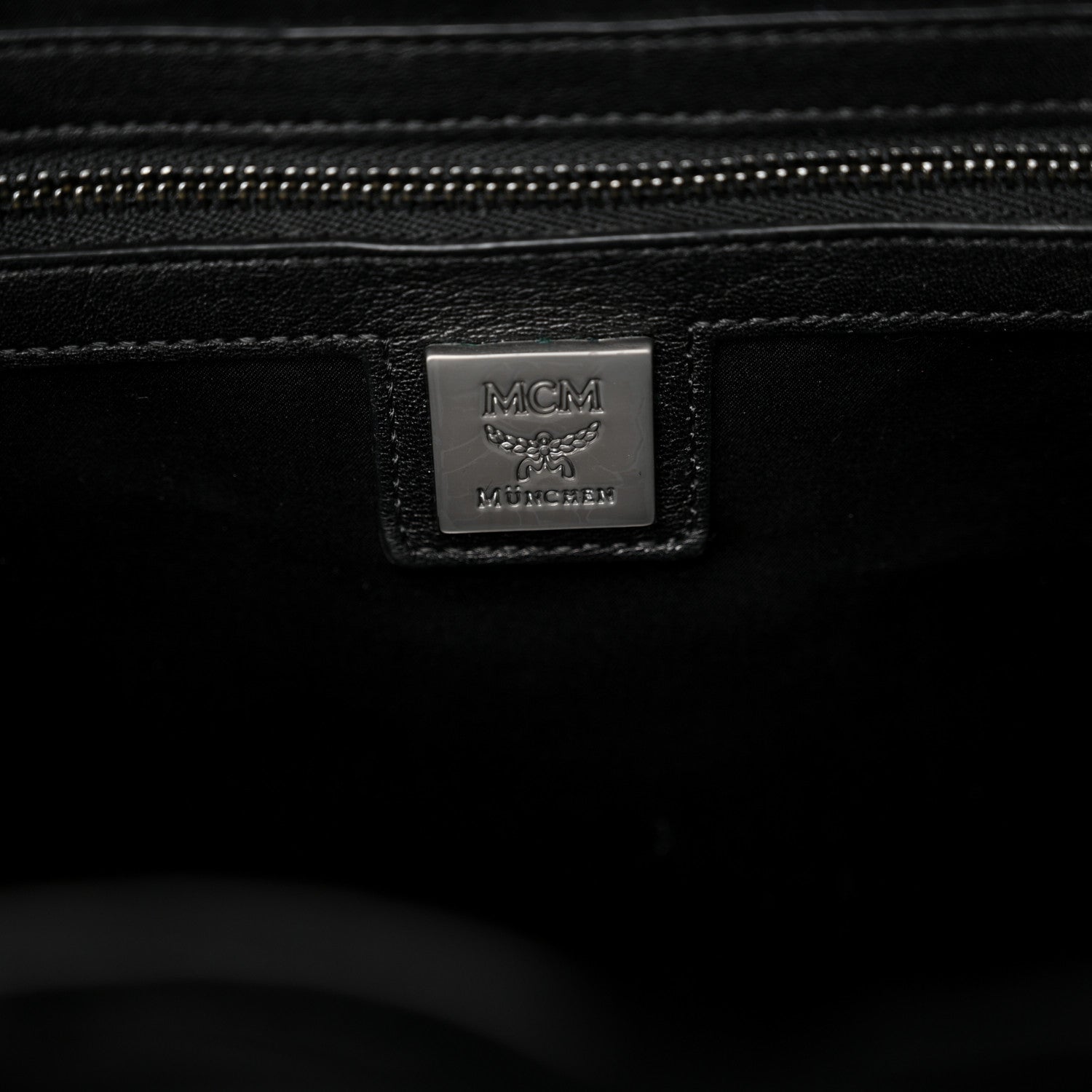 MCM Visetos Studded Medium Backpack Blue 6 of 15