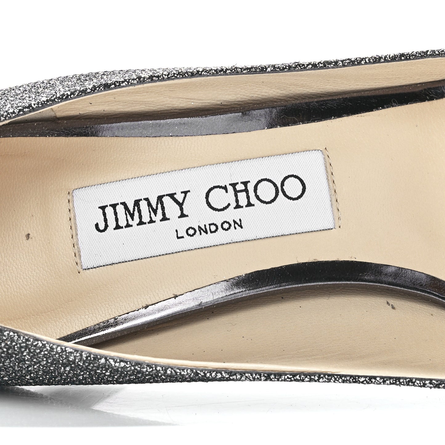 Glitter Luna 100 Peep Toe Pumps 37.5 Anthracite
