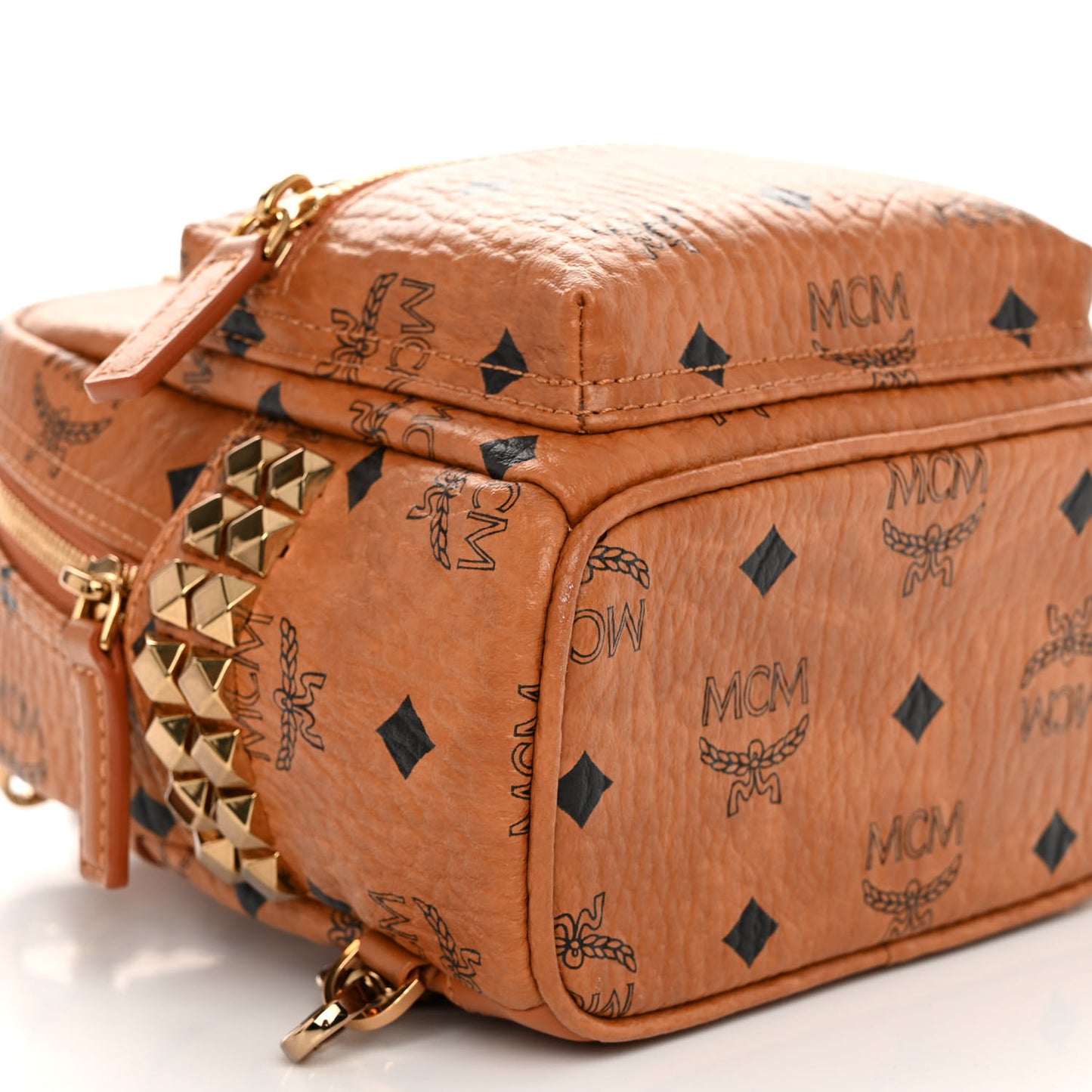 Visetos Side Stud X-Mini Stark Bebe Boo Backpack Cognac