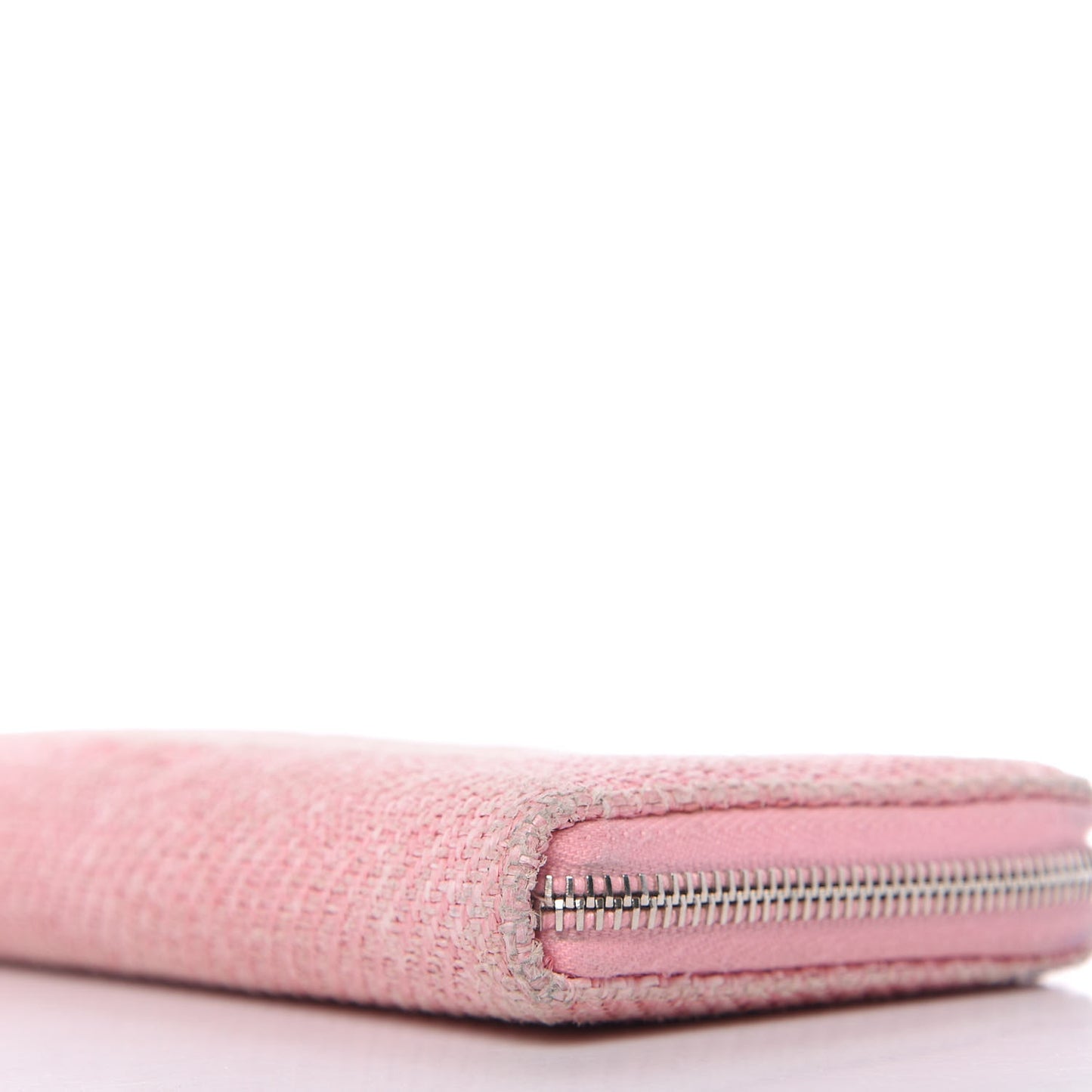 Canvas Deauville Large Zip Around Wallet Pink