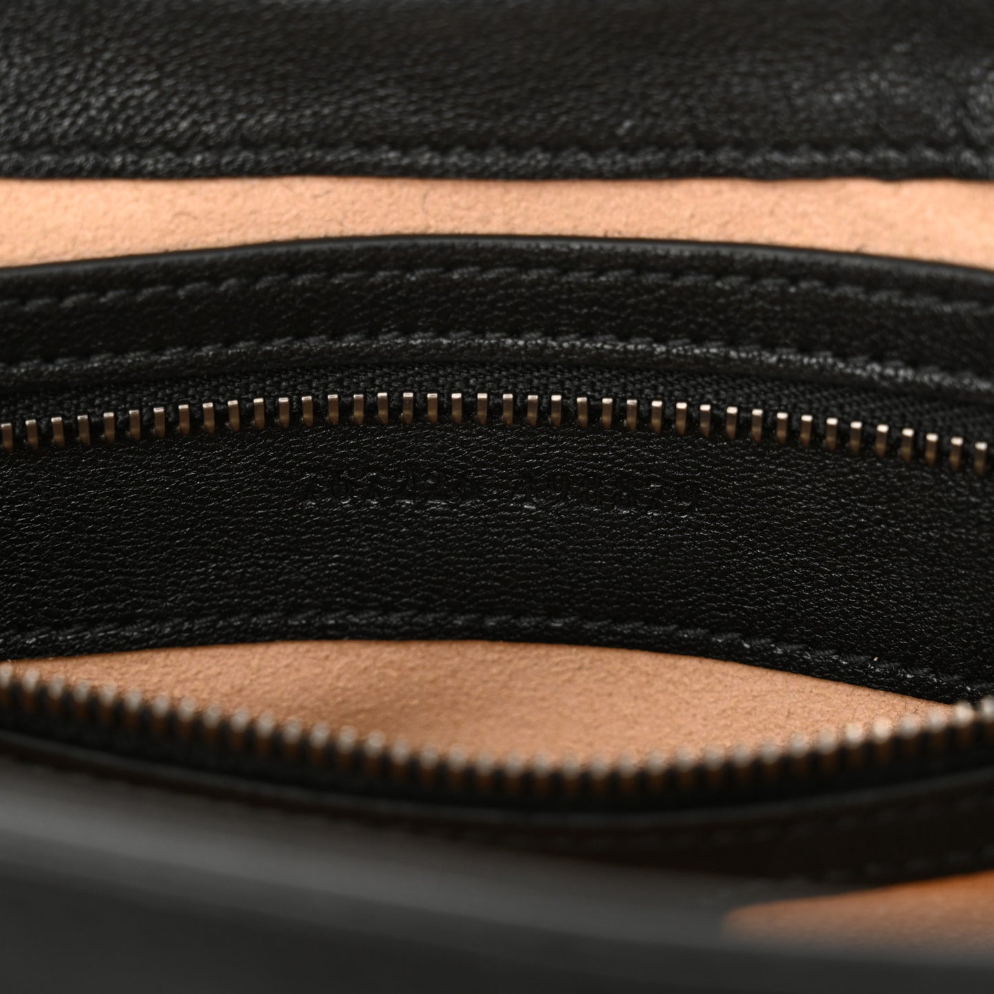 Goatskin Small GG Monochrome Aphrodite Shoulder Bag Black