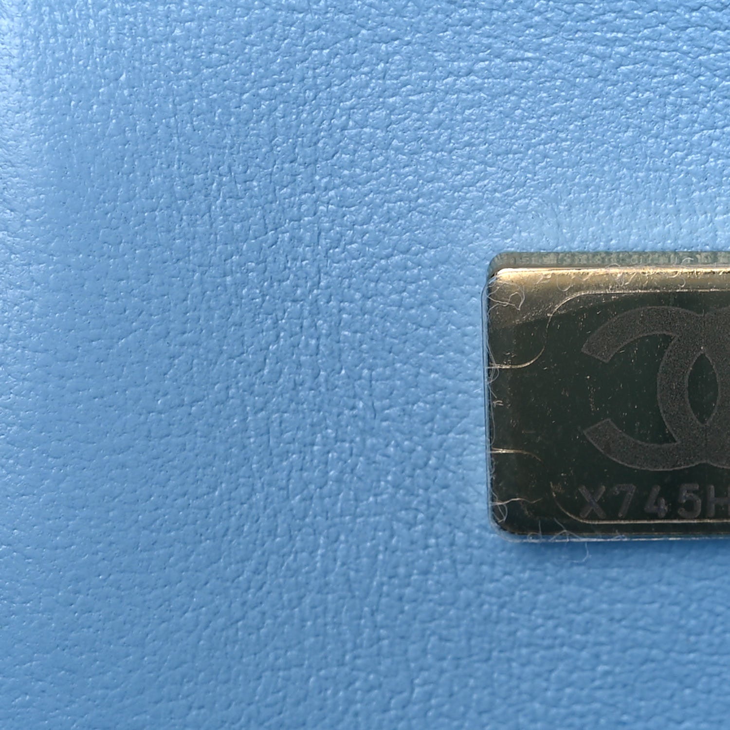 Chanel Caviar Quilted Small Double Flap Light Blue 6 of 9