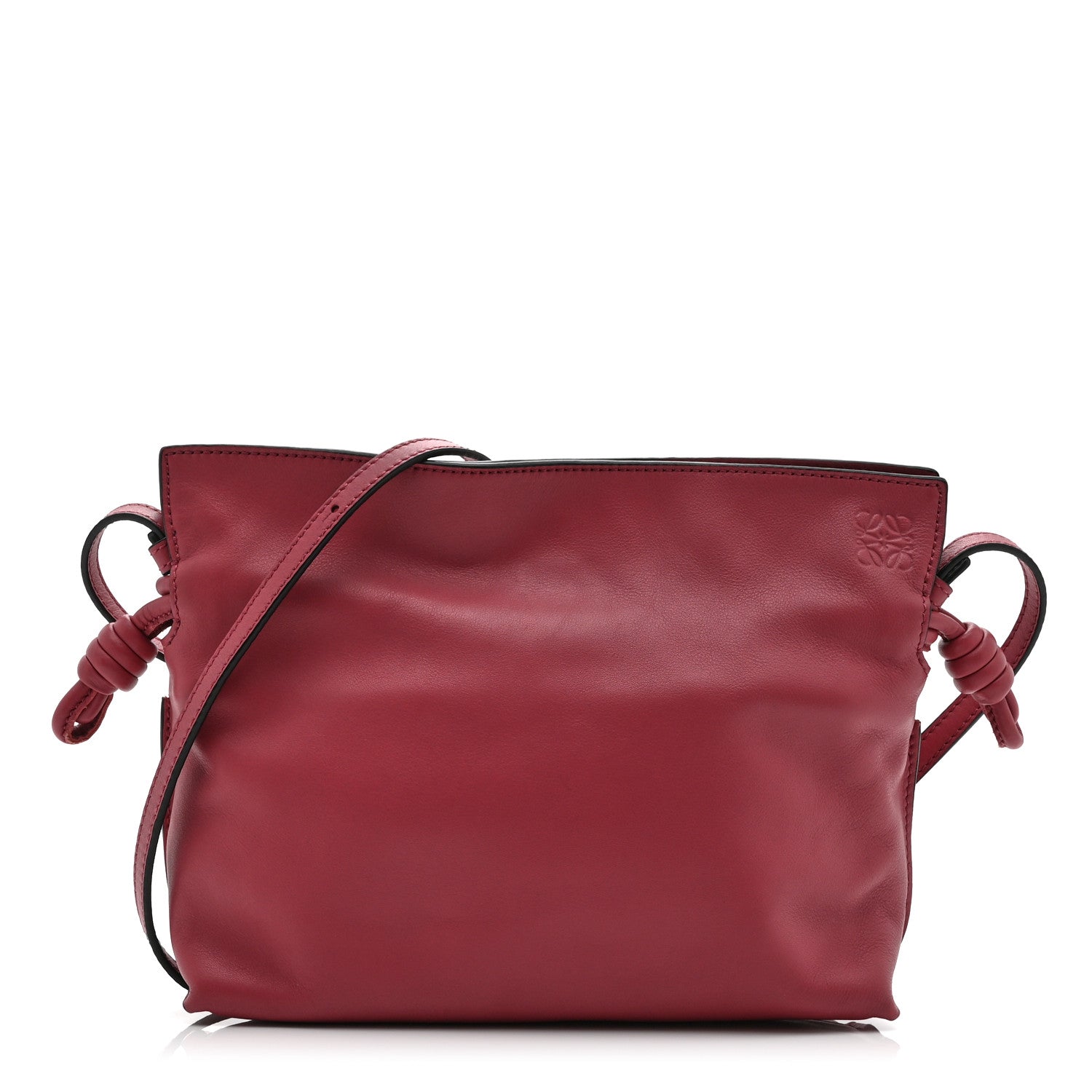 Loewe Calfskin Mini Flamenco Knot Bag Peach Bloom 1764682